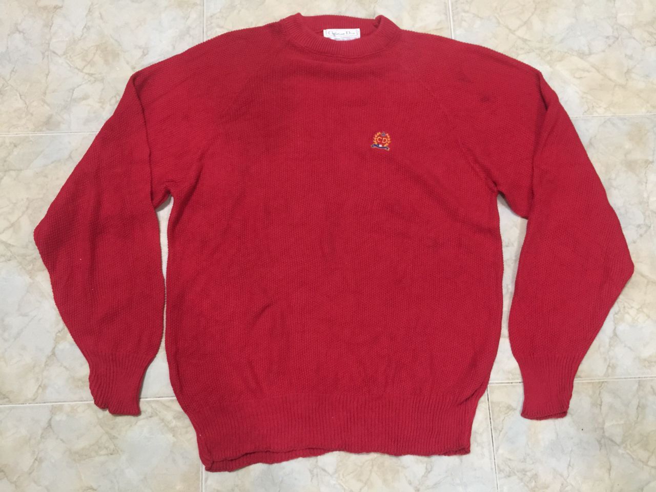 Christian Dior Monsieur Vintage CD Embroidered Logo Knitwear Size US S / EU 44-46 / 1 - 5 Thumbnail