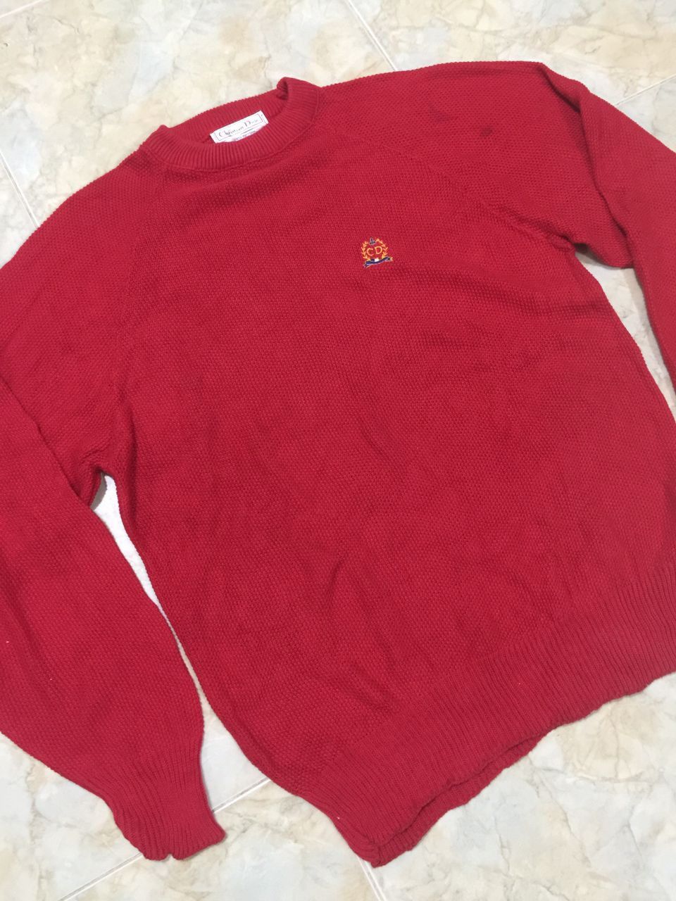 Christian Dior Monsieur Vintage CD Embroidered Logo Knitwear Size US S / EU 44-46 / 1 - 2 Thumbnail