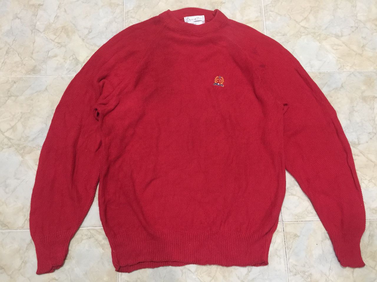 Christian Dior Monsieur Vintage CD Embroidered Logo Knitwear Size US S / EU 44-46 / 1 - 1 Thumbnail