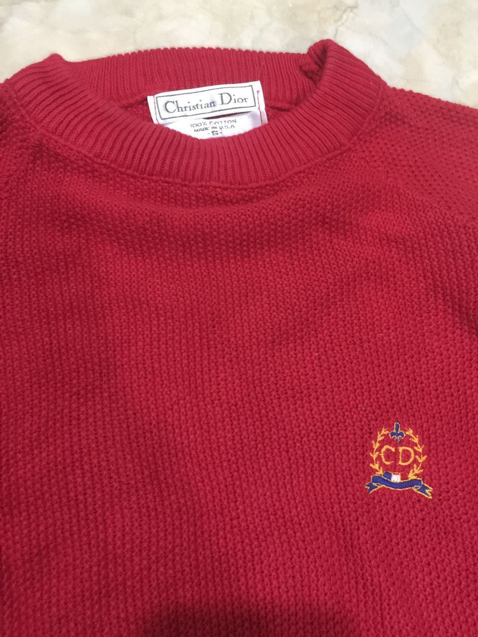 Christian Dior Monsieur Vintage CD Embroidered Logo Knitwear Size US S / EU 44-46 / 1 - 4 Thumbnail