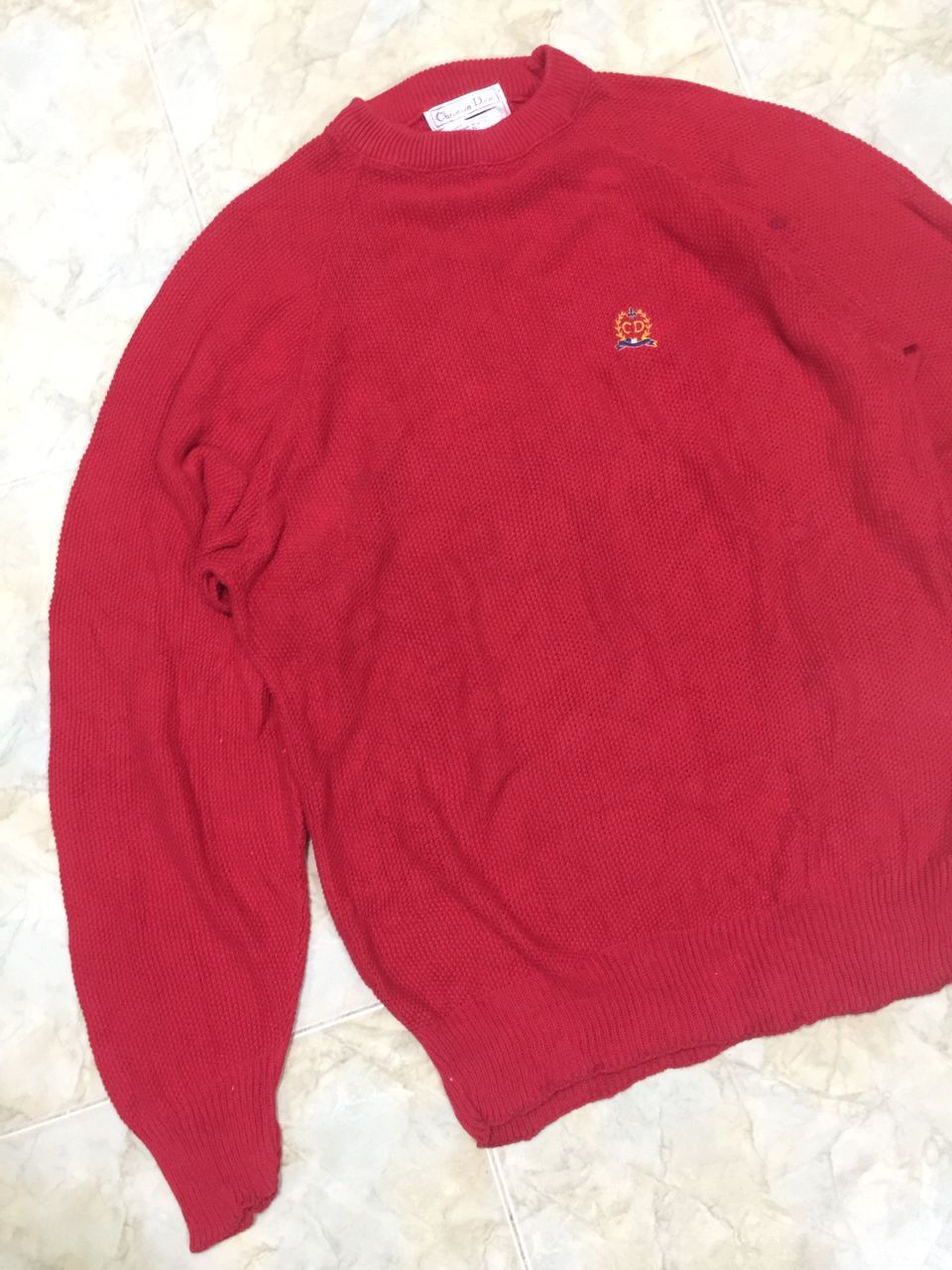 Christian Dior Monsieur Vintage CD Embroidered Logo Knitwear Size US S / EU 44-46 / 1 - 3 Thumbnail