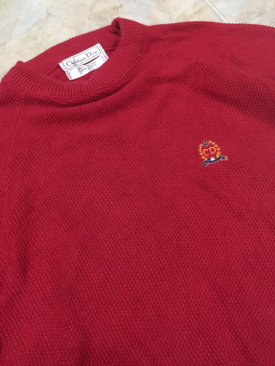 Christian Dior Monsieur Vintage CD Embroidered Logo Knitwear Size US S / EU 44-46 / 1 - 8 Thumbnail