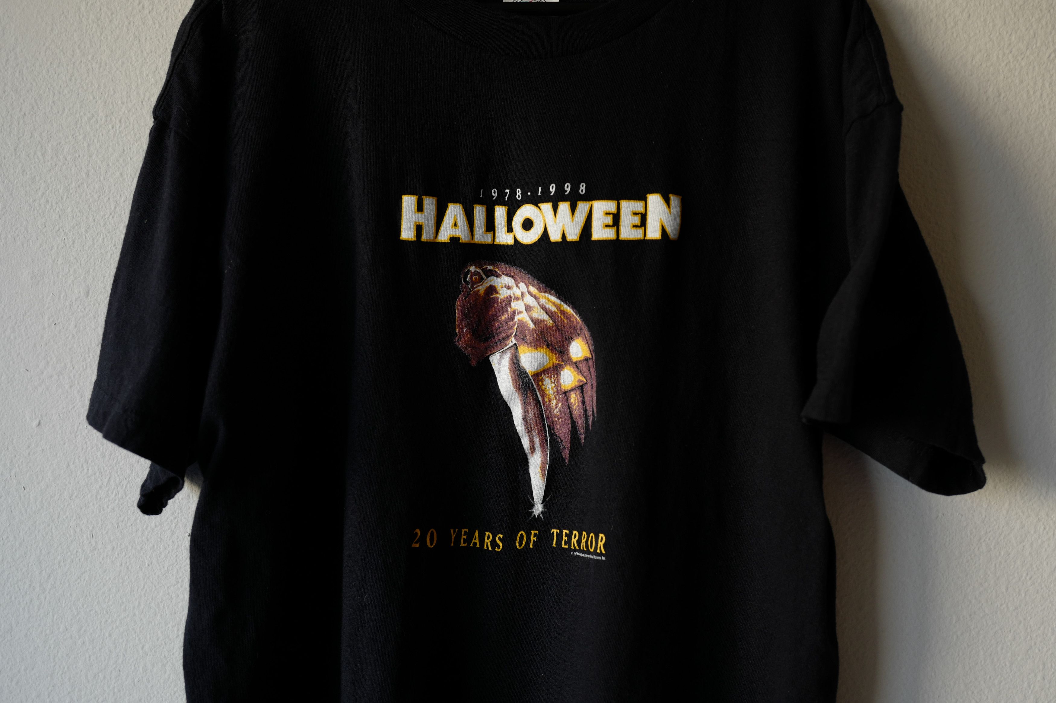 Vintage Vintage 90's Halloween - 20 Years Later Tee Size US XL / EU 56 / 4 - 2 Thumbnail
