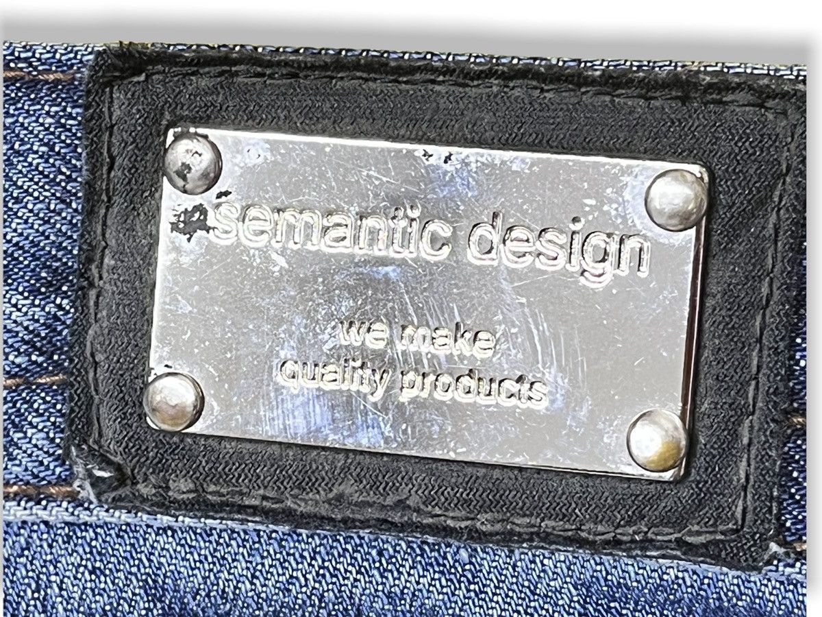 If Six Was Nine × Le Grande Bleu (L.G.B.) × semanticdesign Seditionaries Semantic Design Flare Bleach Skulls Size US 30 / EU 46 - 13 Thumbnail
