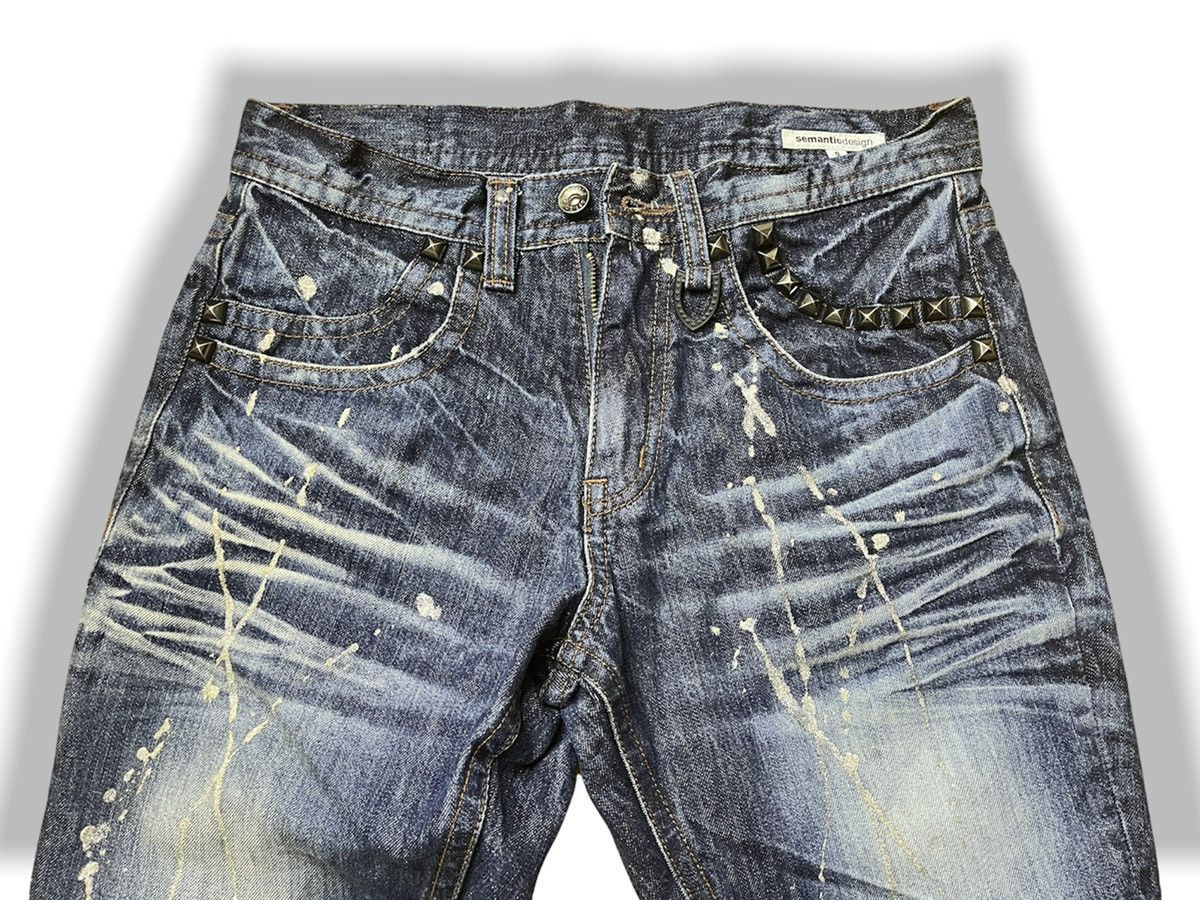 If Six Was Nine × Le Grande Bleu (L.G.B.) × semanticdesign Seditionaries Semantic Design Flare Bleach Skulls Size US 30 / EU 46 - 5 Thumbnail