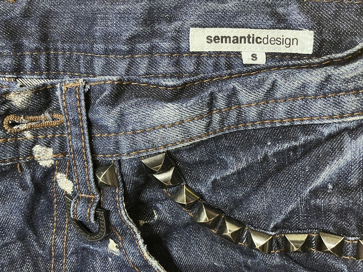 If Six Was Nine × Le Grande Bleu (L.G.B.) × semanticdesign Seditionaries Semantic Design Flare Bleach Skulls Size US 30 / EU 46 - 10 Thumbnail