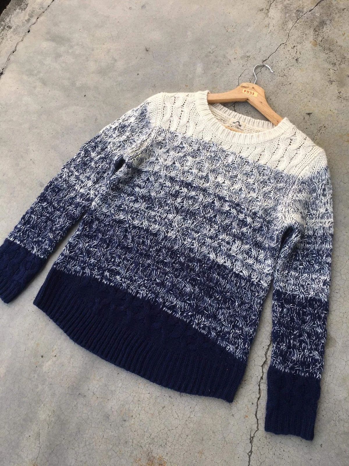 Japanese Brand 📌Handknite JCOOL Pullover/Stripe Pureknit Knitting Pattern Size US S / EU 44-46 / 1 - 3 Thumbnail