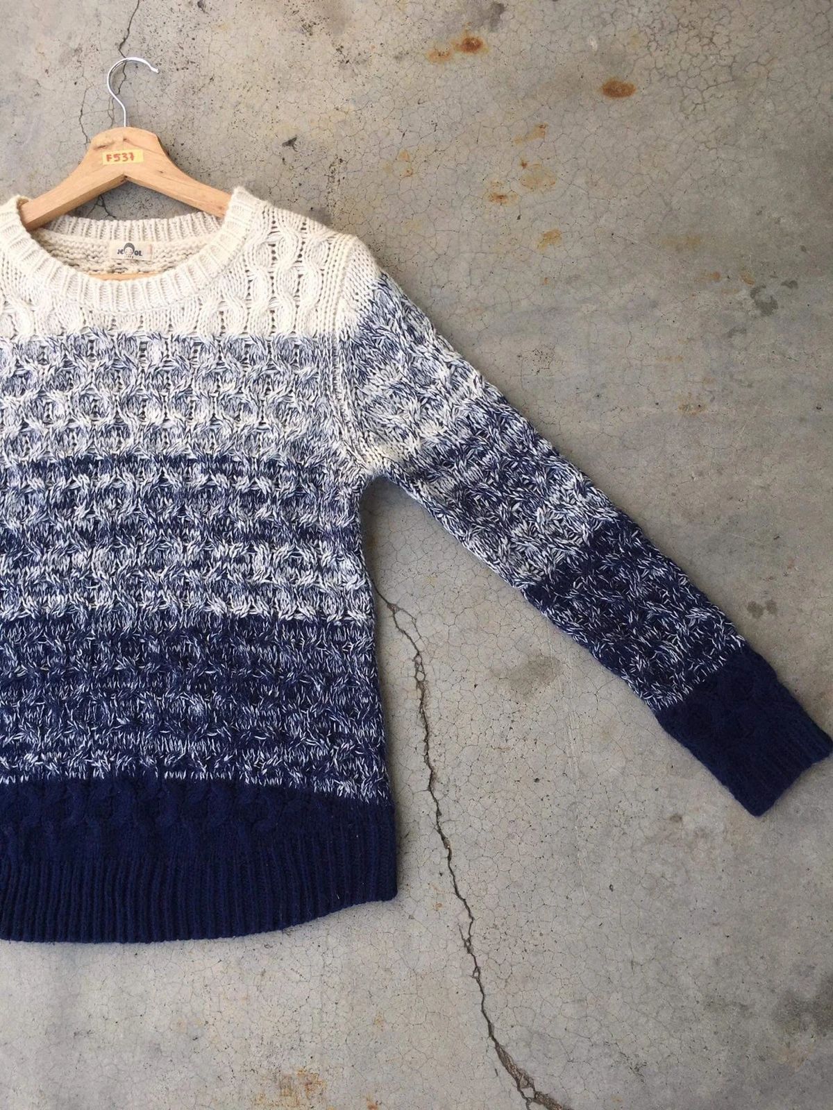 Japanese Brand 📌Handknite JCOOL Pullover/Stripe Pureknit Knitting Pattern Size US S / EU 44-46 / 1 - 2 Preview