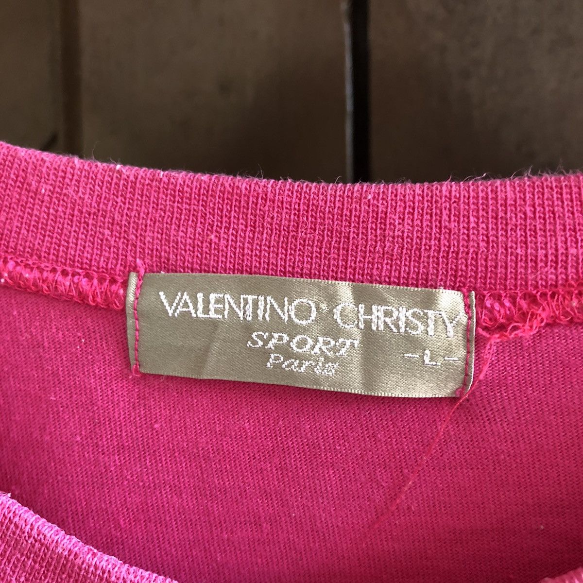Valentino × Vintage Vintage Valentino Christy Multicolour Embrodery Tee Size US L / EU 52-54 / 3 - 3 Thumbnail