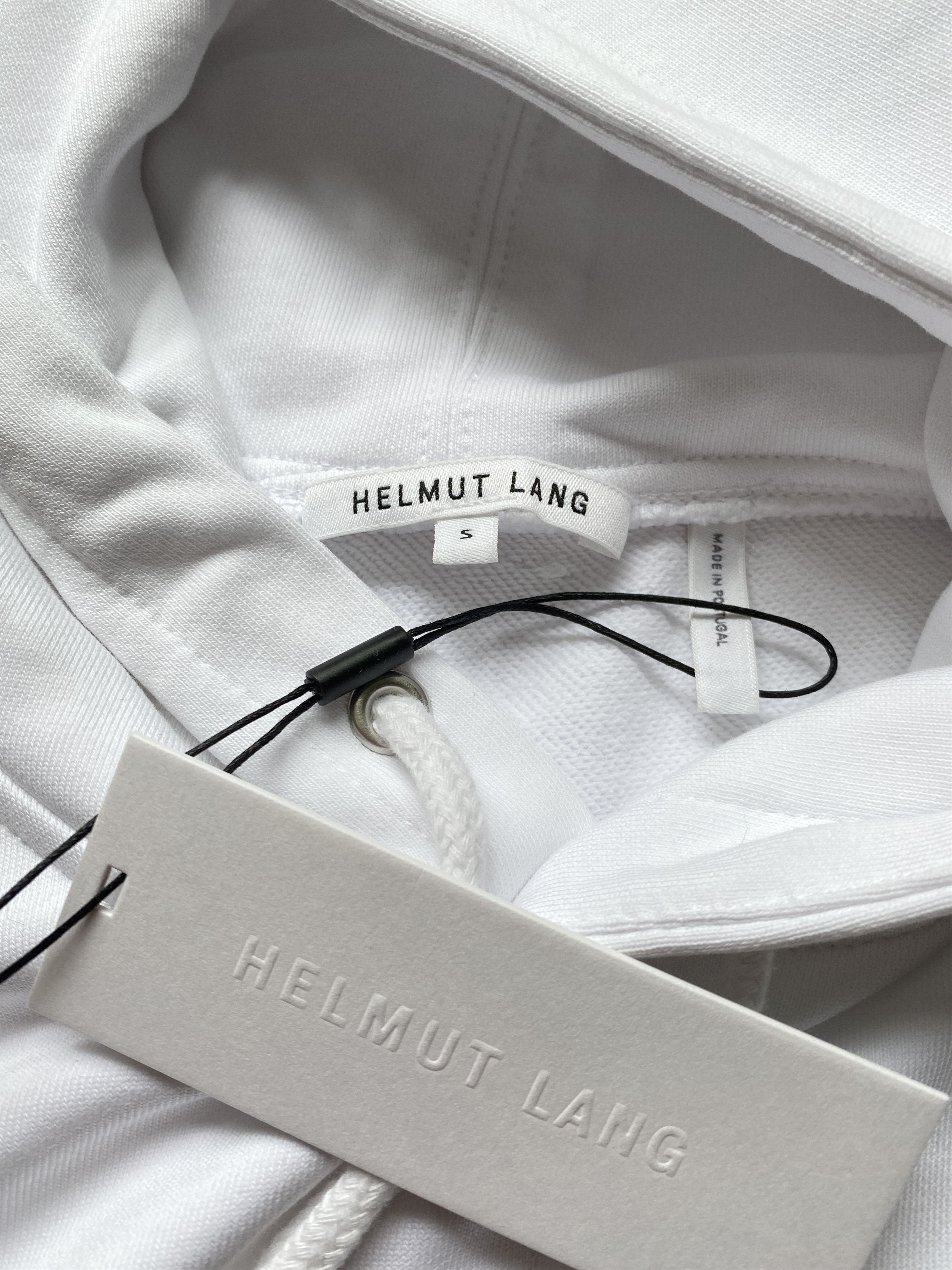 Helmut Lang ⚡️QUICK SALE⚡️ Helmut Lang Green Logo White Hoodie Size US S / EU 44-46 / 1 - 3 Thumbnail