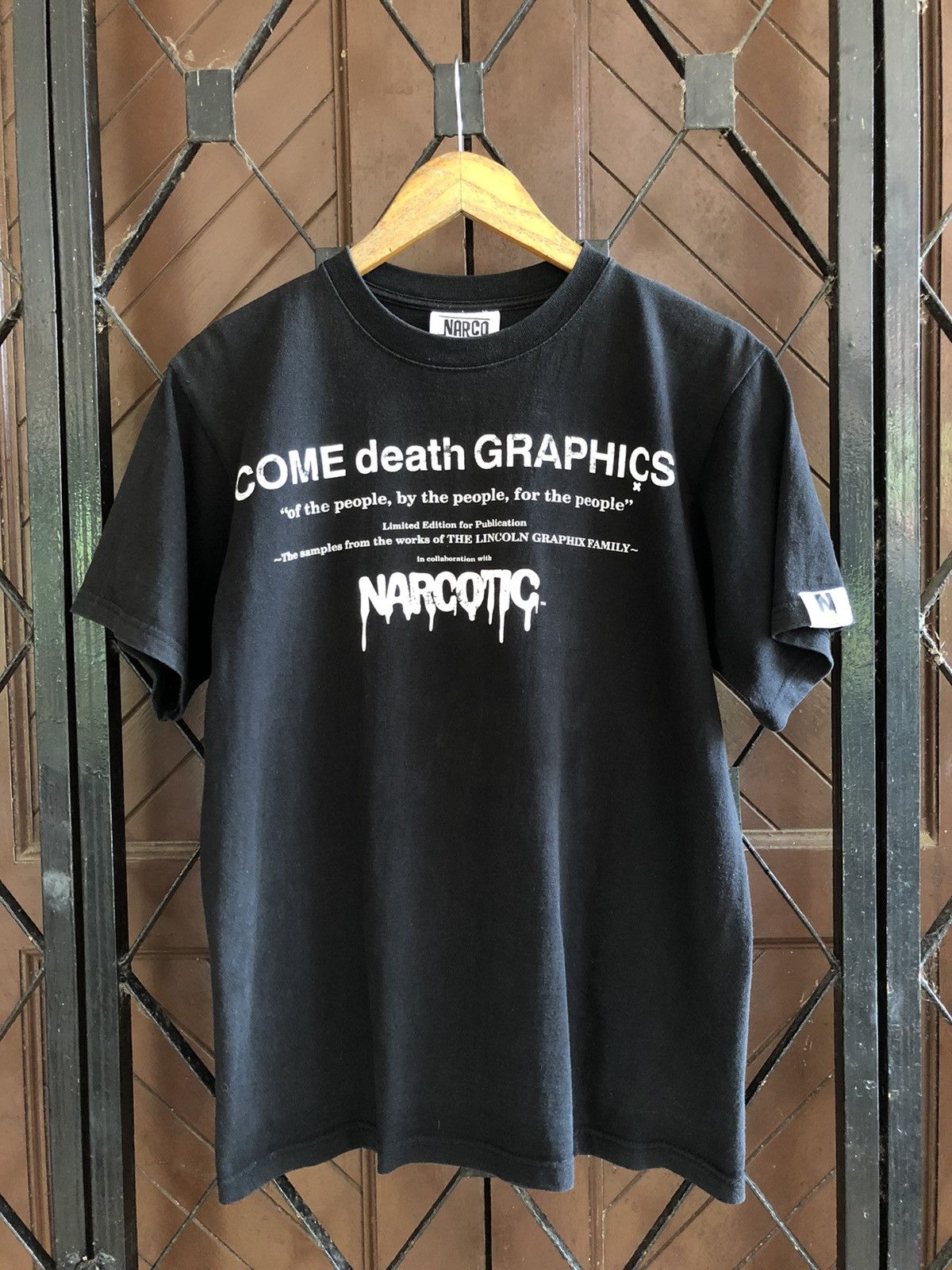 Japanese Brand × Narcotic GDC Narcotic Come Death Graphics inspired by comme des Garcons Size US M / EU 48-50 / 2 - 1 Thumbnail