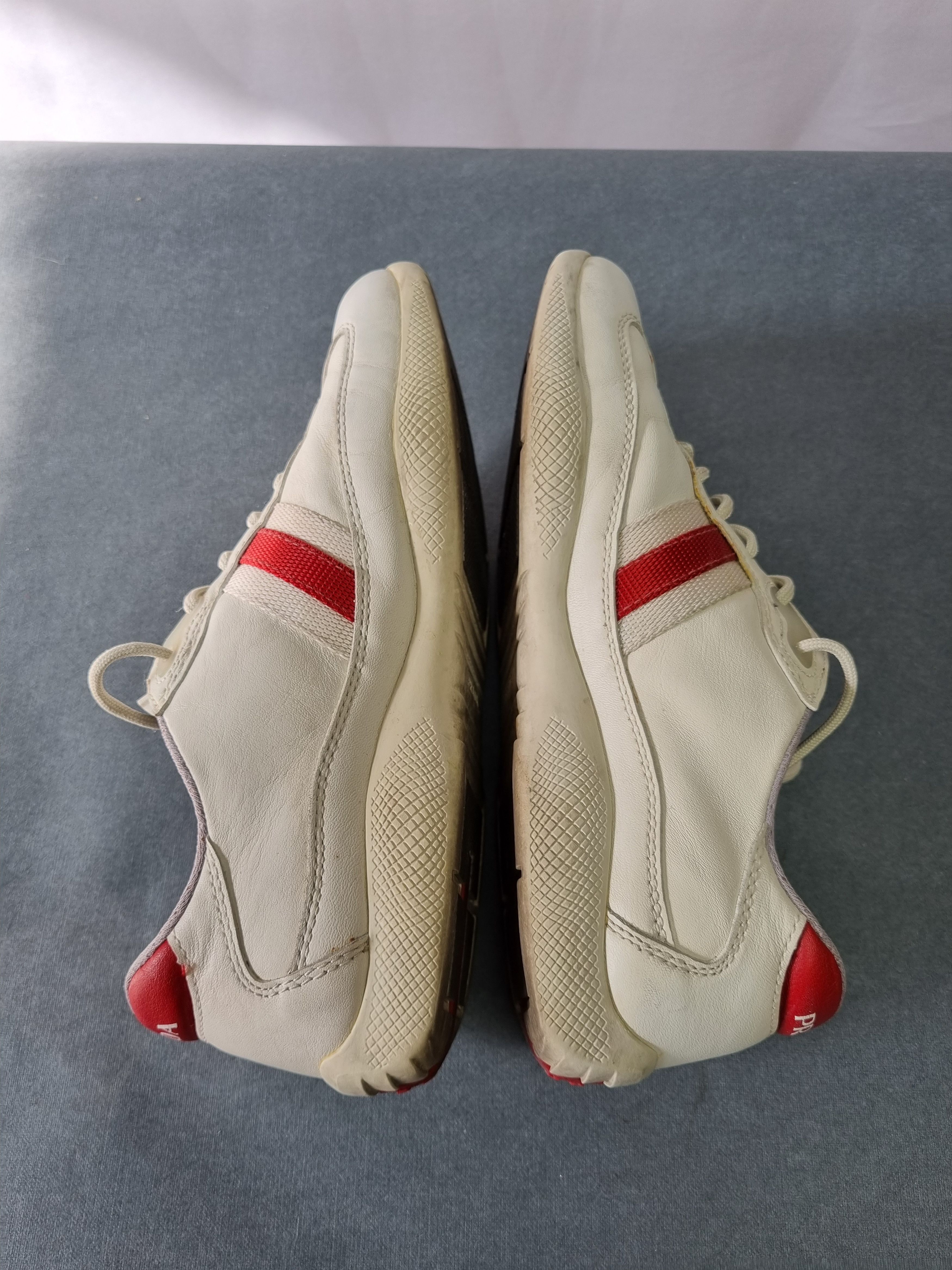 Prada 90s PRADA Vintage White Rare American Cup Size US 5 / EU 37 - 9 Thumbnail