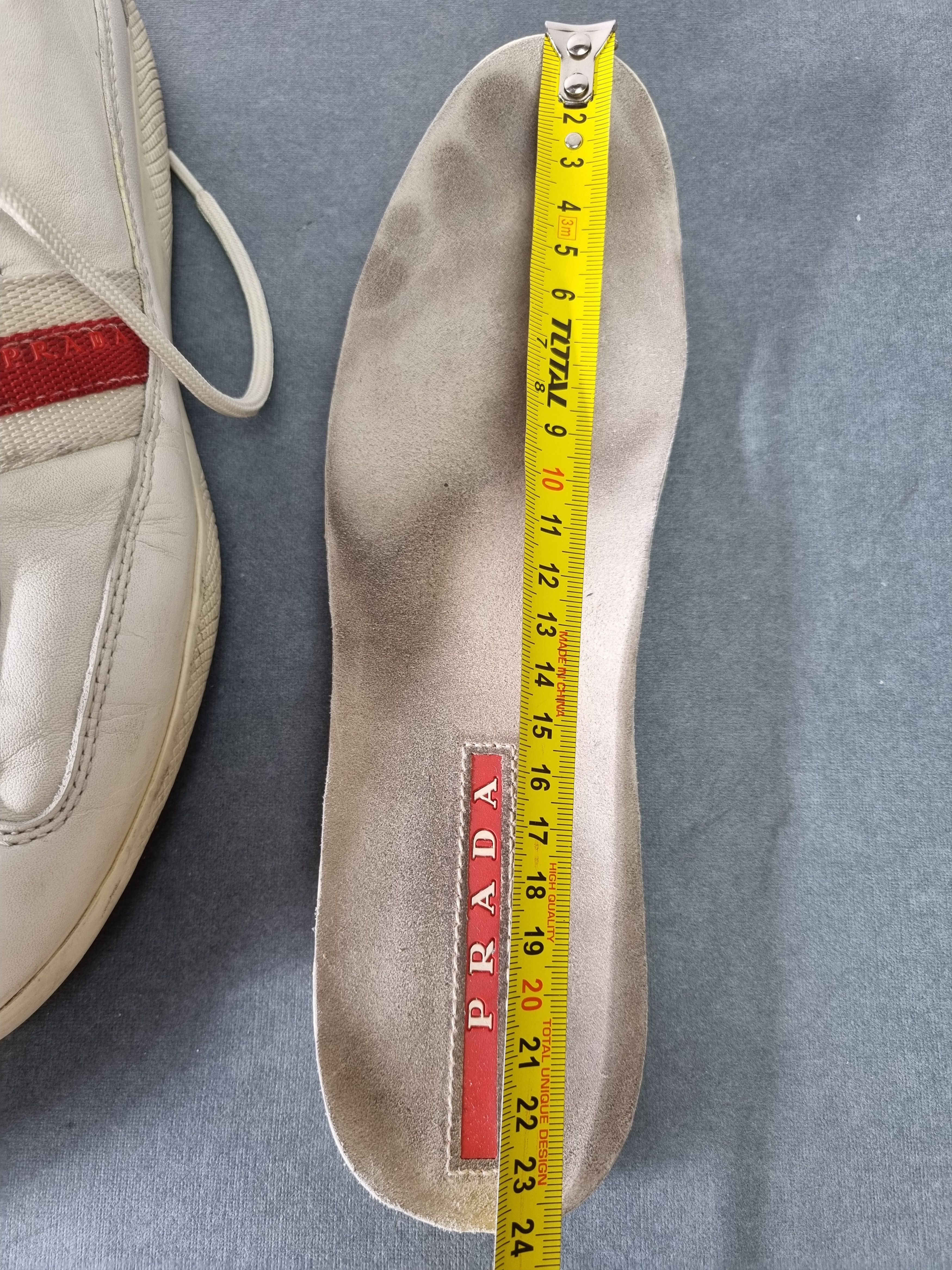 Prada 90s PRADA Vintage White Rare American Cup Size US 5 / EU 37 - 12 Thumbnail