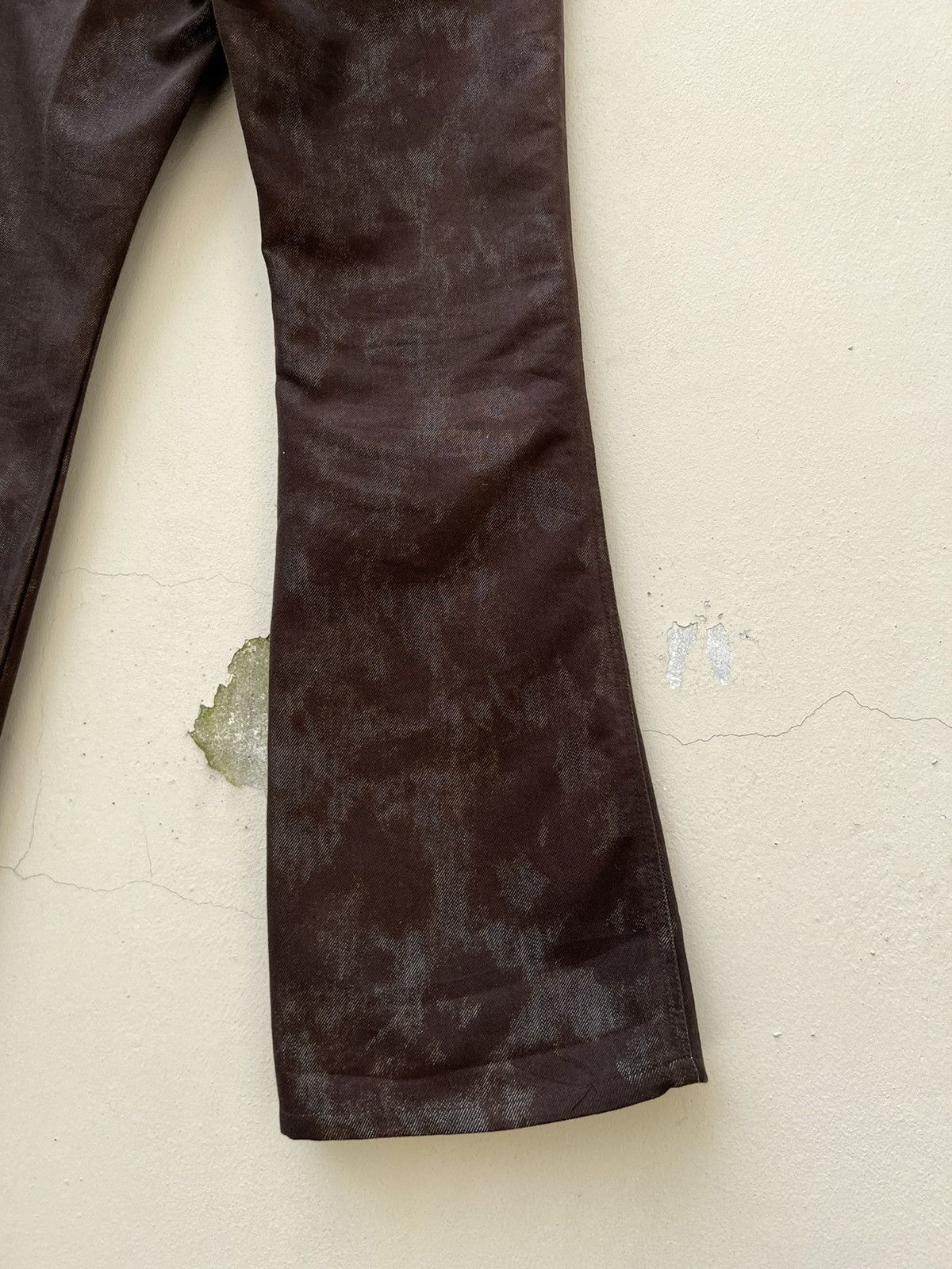 Morgan Homme Vintage 2000s Morgan Homme Japan Abstract Print Flare Jeans Size US 29 - 17 Thumbnail