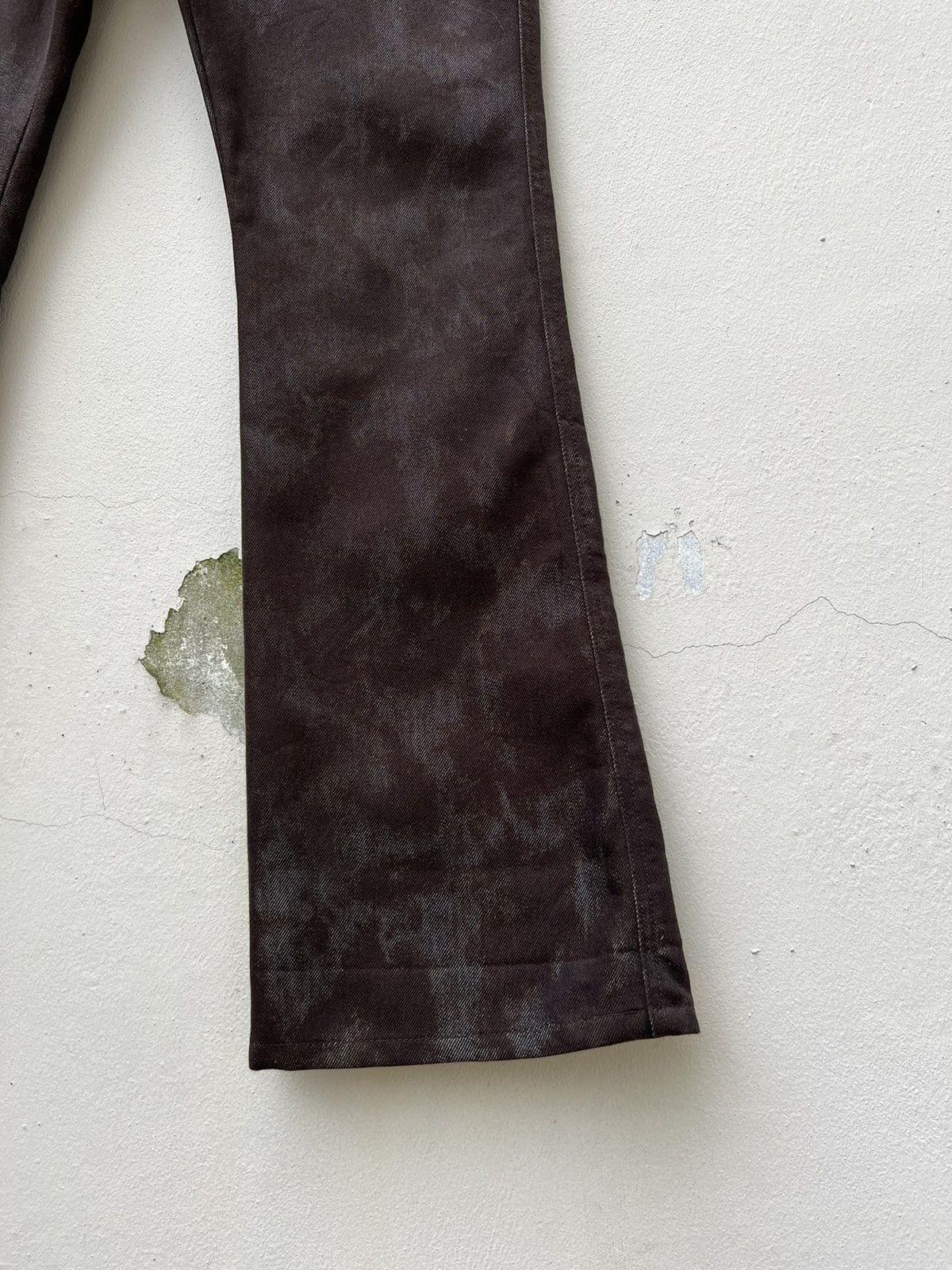 Morgan Homme Vintage 2000s Morgan Homme Japan Abstract Print Flare Jeans Size US 29 - 12 Thumbnail