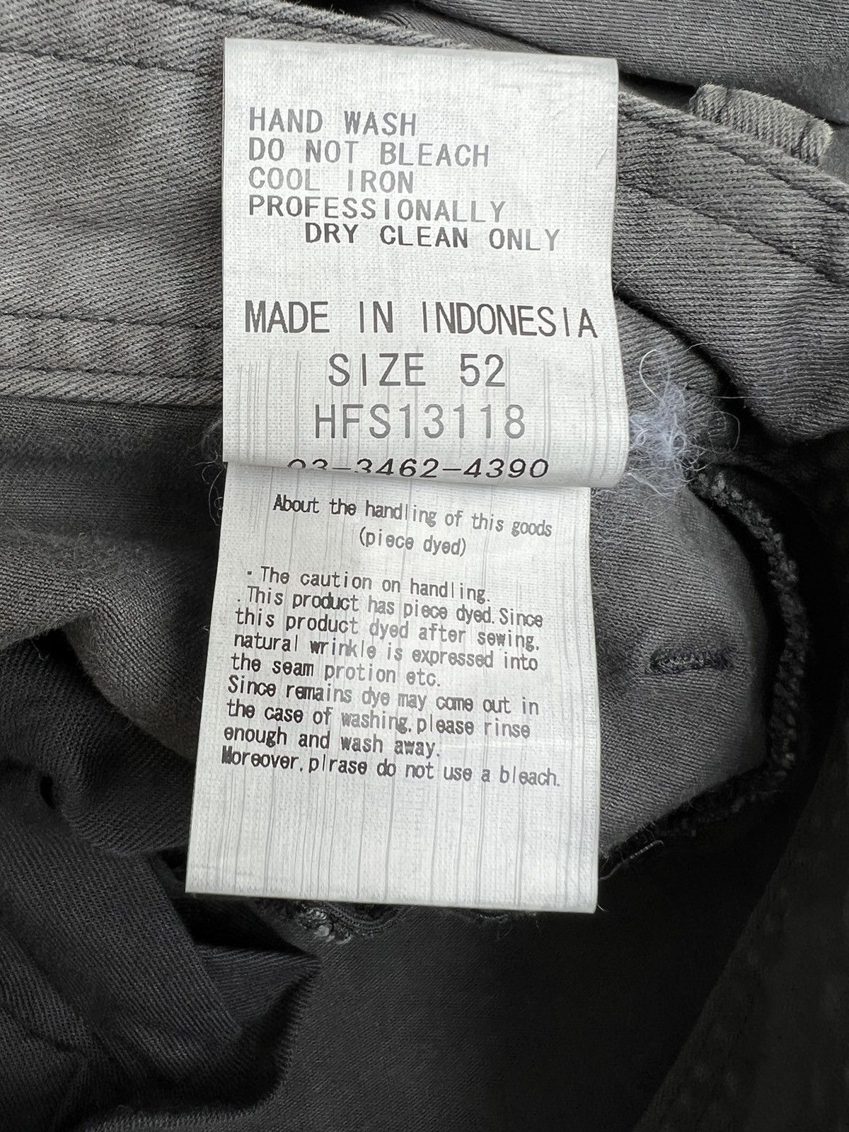 Share Spirit Homme VTG Share Spirit Home Japan Fade Black Jodhpur Cargo Trouser Size US 34 / EU 50 - 24 Thumbnail