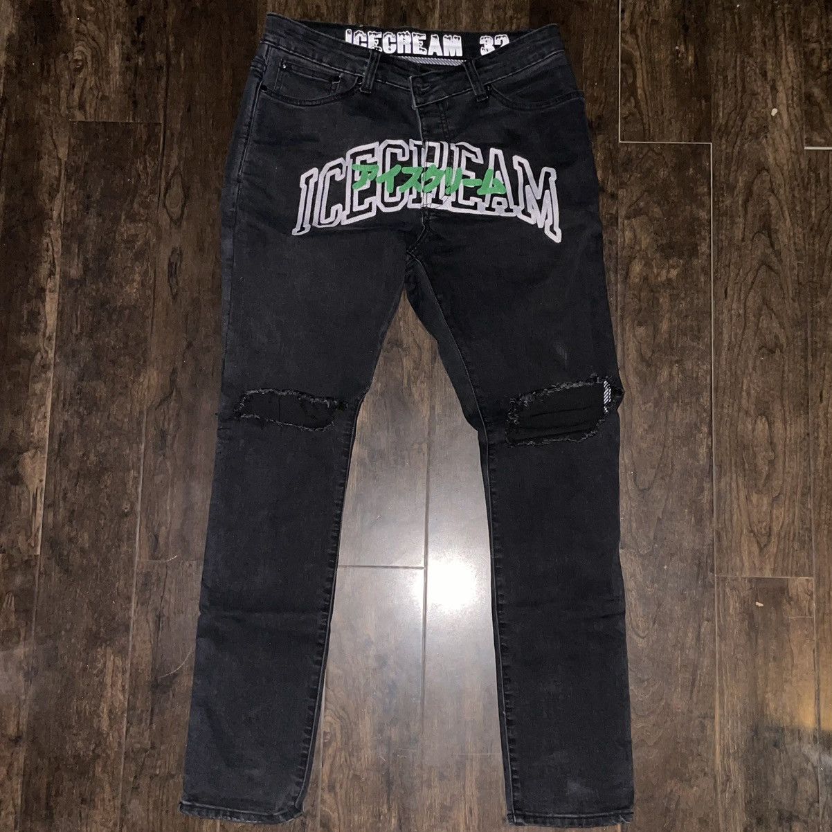 Billionaire Boys Club Icecream spell out jeans Size US 32 / EU 48 - 1 Thumbnail