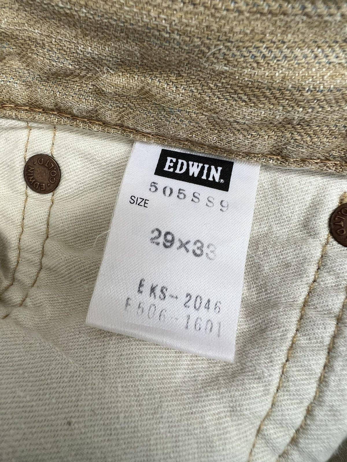 Edwin VTG 2000s Edwin Japan 13oz Grand Blue Selvedge Denim Jeans Size US 30 / EU 46 - 24 Thumbnail
