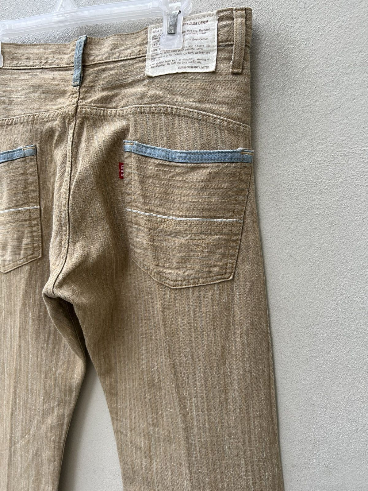Edwin VTG 2000s Edwin Japan 13oz Grand Blue Selvedge Denim Jeans Size US 30 / EU 46 - 18 Thumbnail