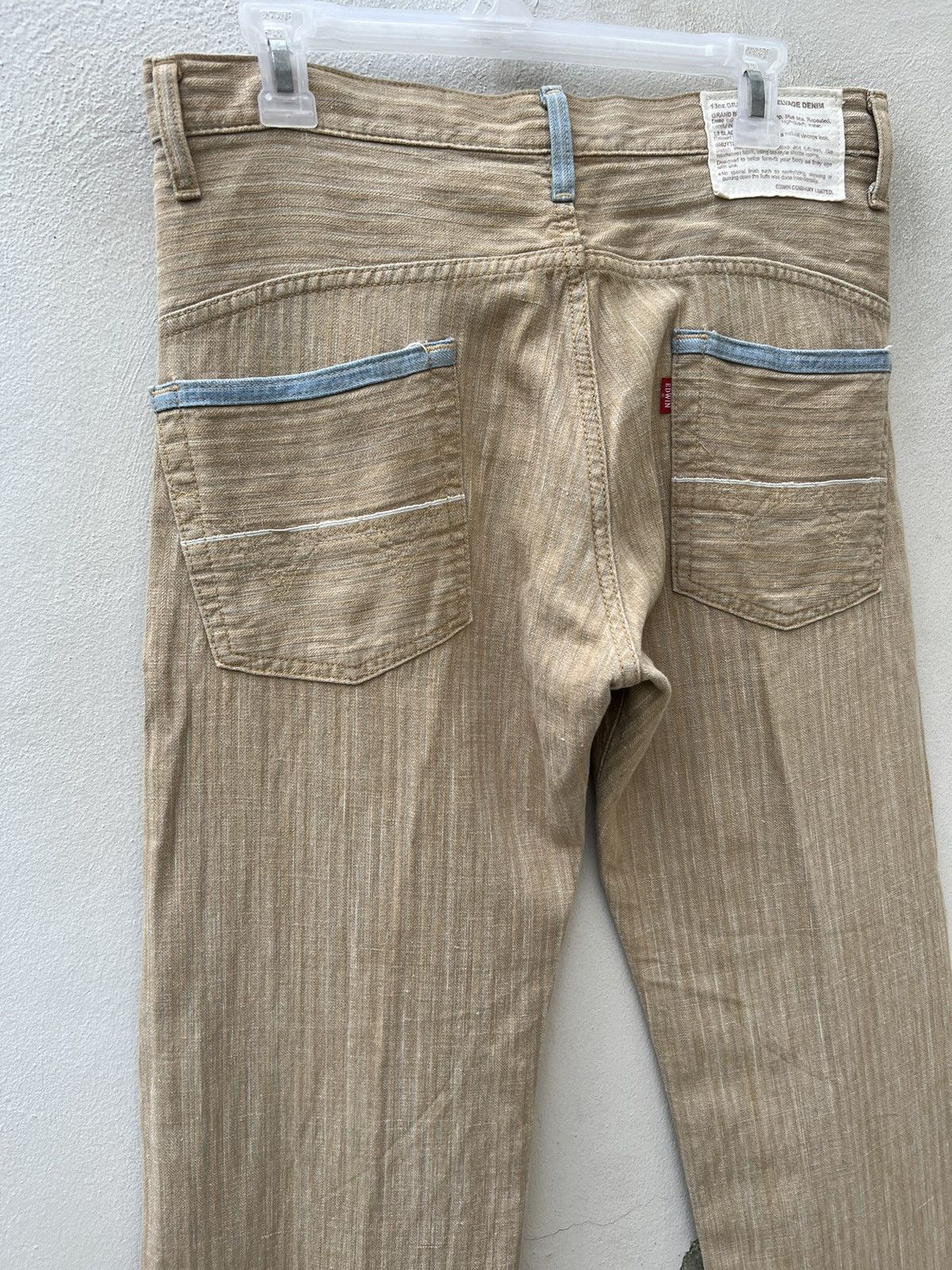 Edwin VTG 2000s Edwin Japan 13oz Grand Blue Selvedge Denim Jeans Size US 30 / EU 46 - 16 Thumbnail
