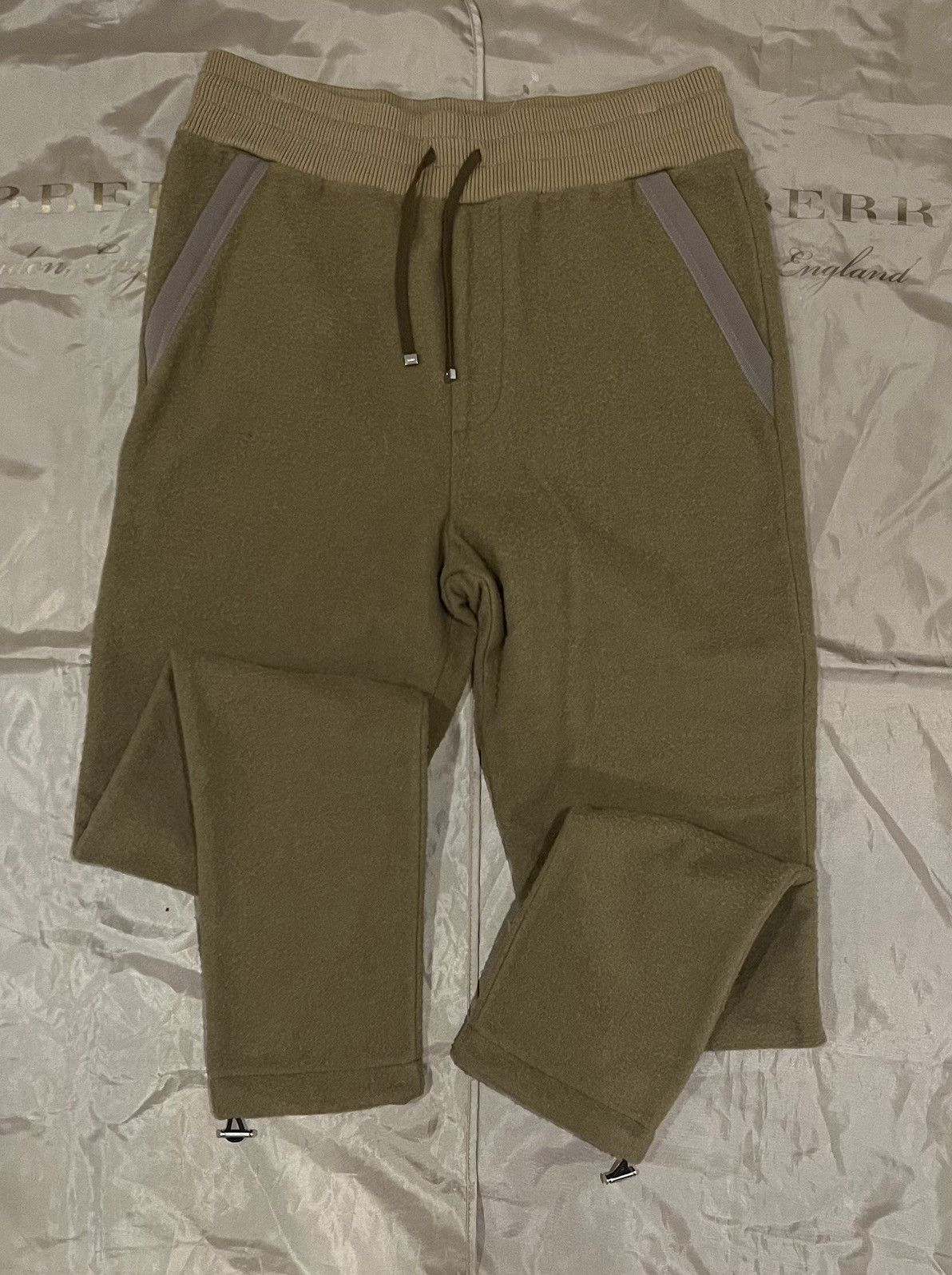 Amiri AMIRI Brown Wool Track Pants size L Size US 34 / EU 50 - 1 Thumbnail