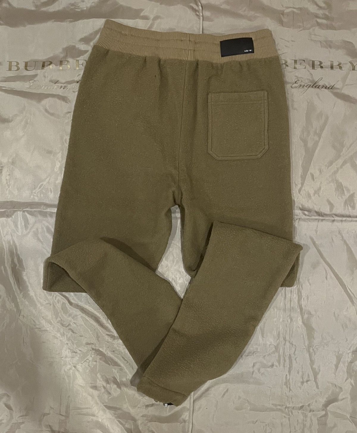 Amiri AMIRI Brown Wool Track Pants size L Size US 34 / EU 50 - 2 Thumbnail