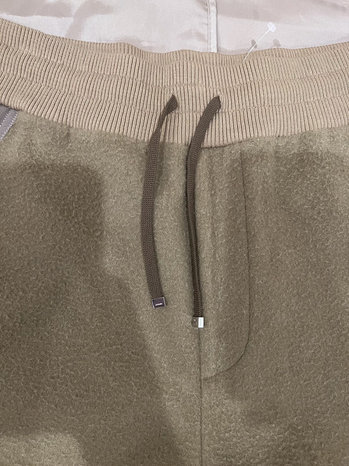 Amiri AMIRI Brown Wool Track Pants size L Size US 34 / EU 50 - 3 Thumbnail