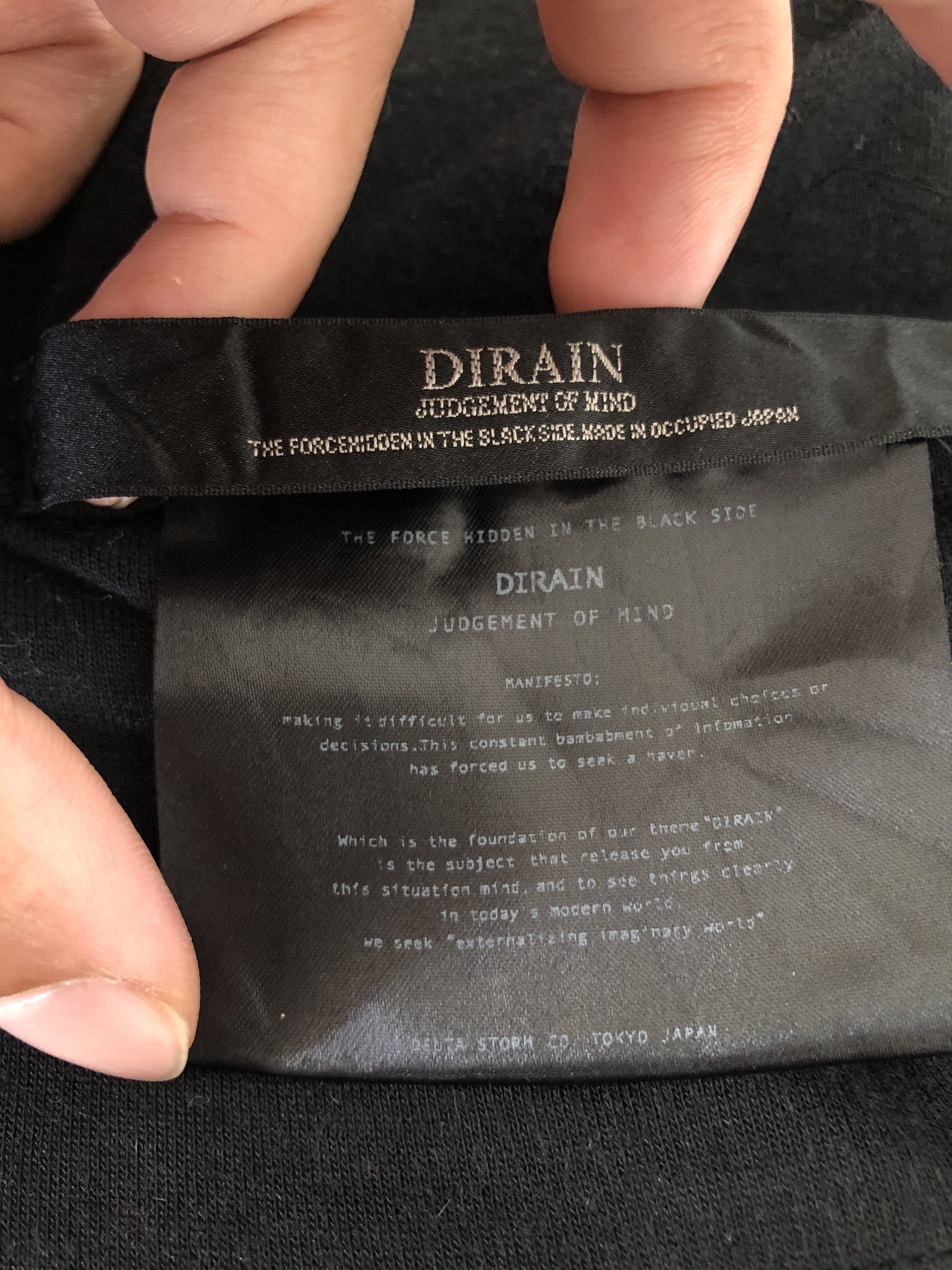 Dirain DIRAIN JAPAN GEOMETRICAL SLIM FIT HOODED SWEATER Size US M / EU 48-50 / 2 - 8 Thumbnail