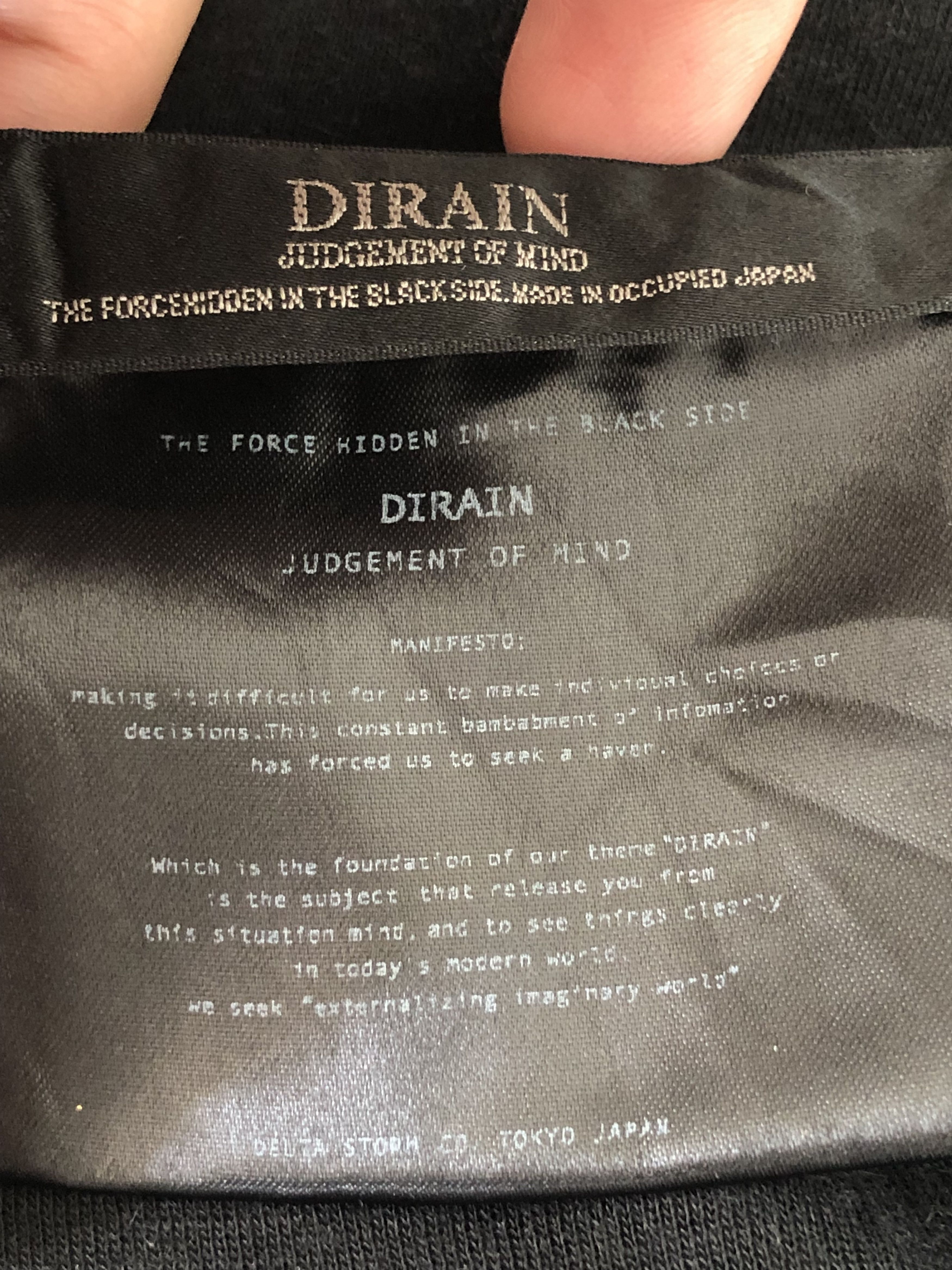 Dirain DIRAIN JAPAN GEOMETRICAL SLIM FIT HOODED SWEATER Size US M / EU 48-50 / 2 - 9 Thumbnail