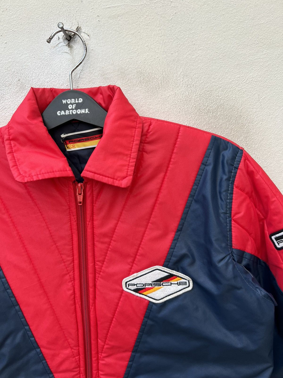 Porsche Design × Vintage RARE!!! Archive 80s Porsche Two Tones Zip Jacket Size US L / EU 52-54 / 3 - 7 Thumbnail