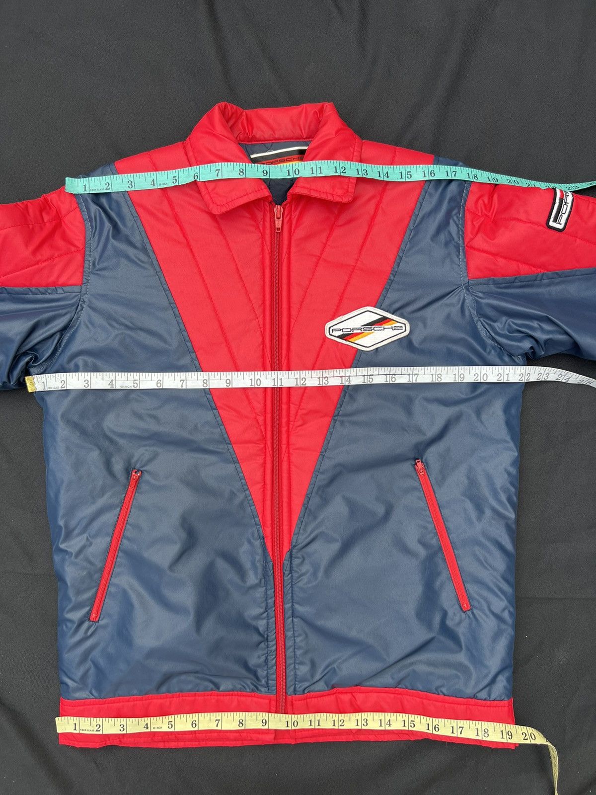 Porsche Design × Vintage RARE!!! Archive 80s Porsche Two Tones Zip Jacket Size US L / EU 52-54 / 3 - 2 Thumbnail