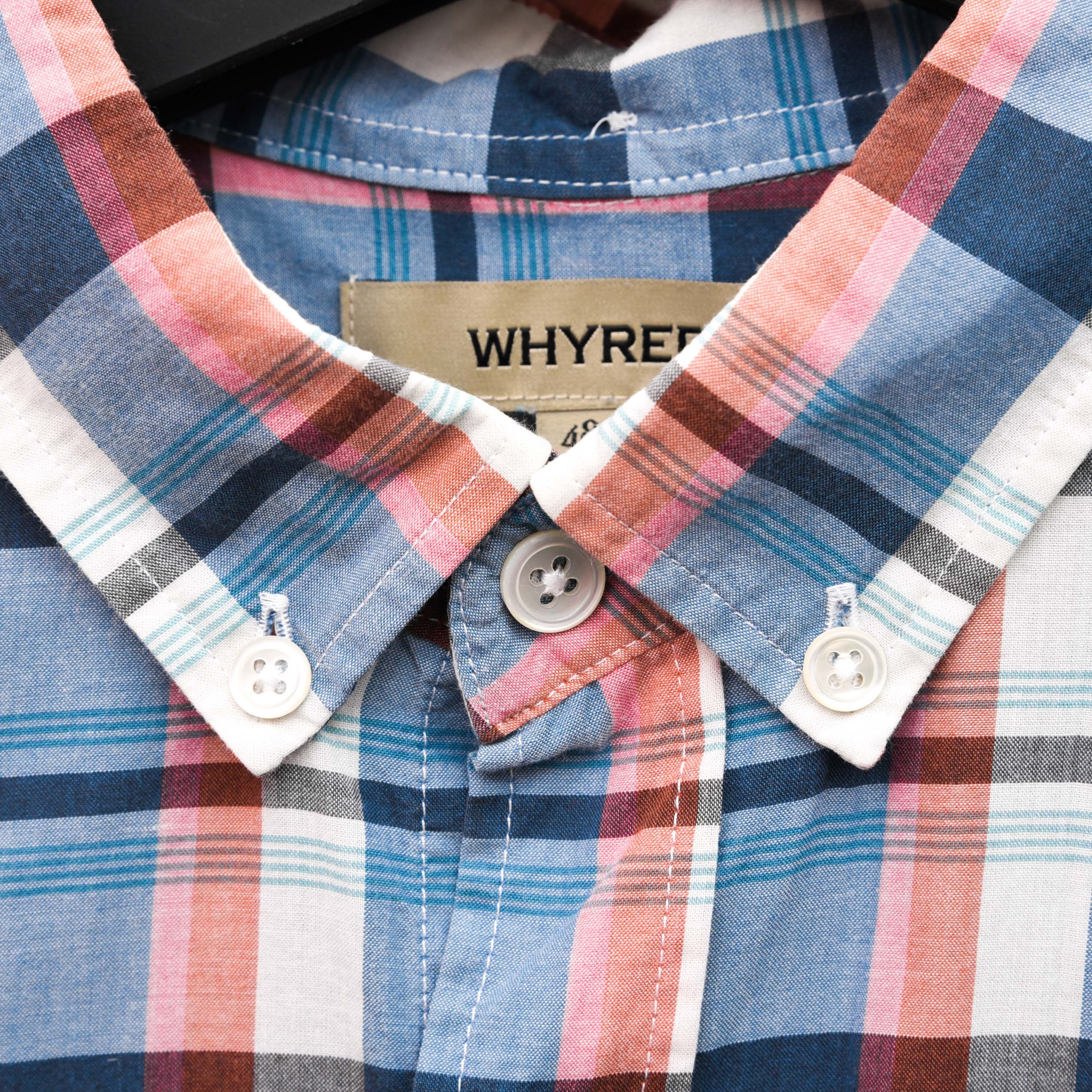 Whyred Plaid Shirt Casual Button Up Checked Long Sleeve Office Work Size US S / EU 44-46 / 1 - 4 Thumbnail
