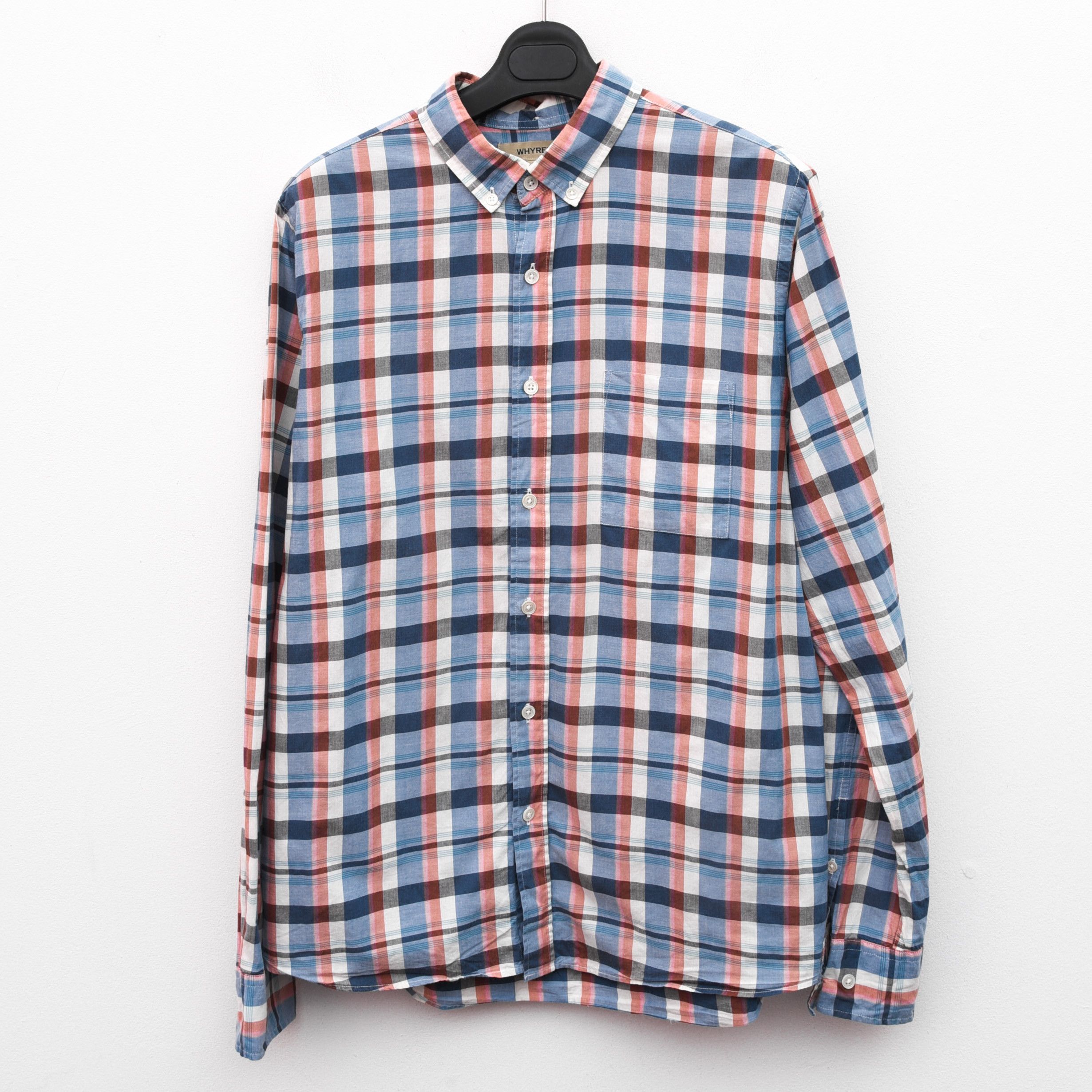 Whyred Plaid Shirt Casual Button Up Checked Long Sleeve Office Work Size US S / EU 44-46 / 1 - 1 Thumbnail