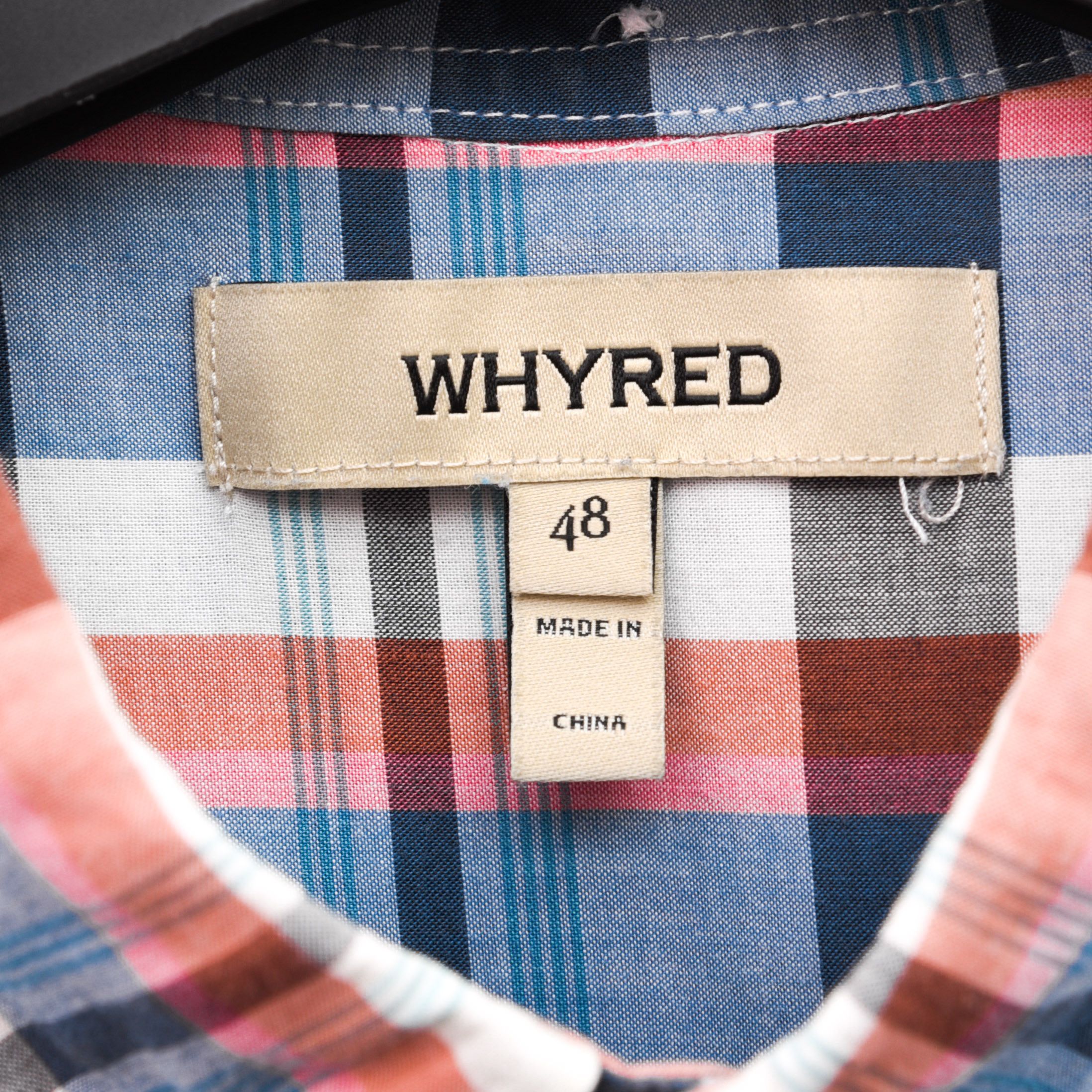 Whyred Plaid Shirt Casual Button Up Checked Long Sleeve Office Work Size US S / EU 44-46 / 1 - 5 Thumbnail