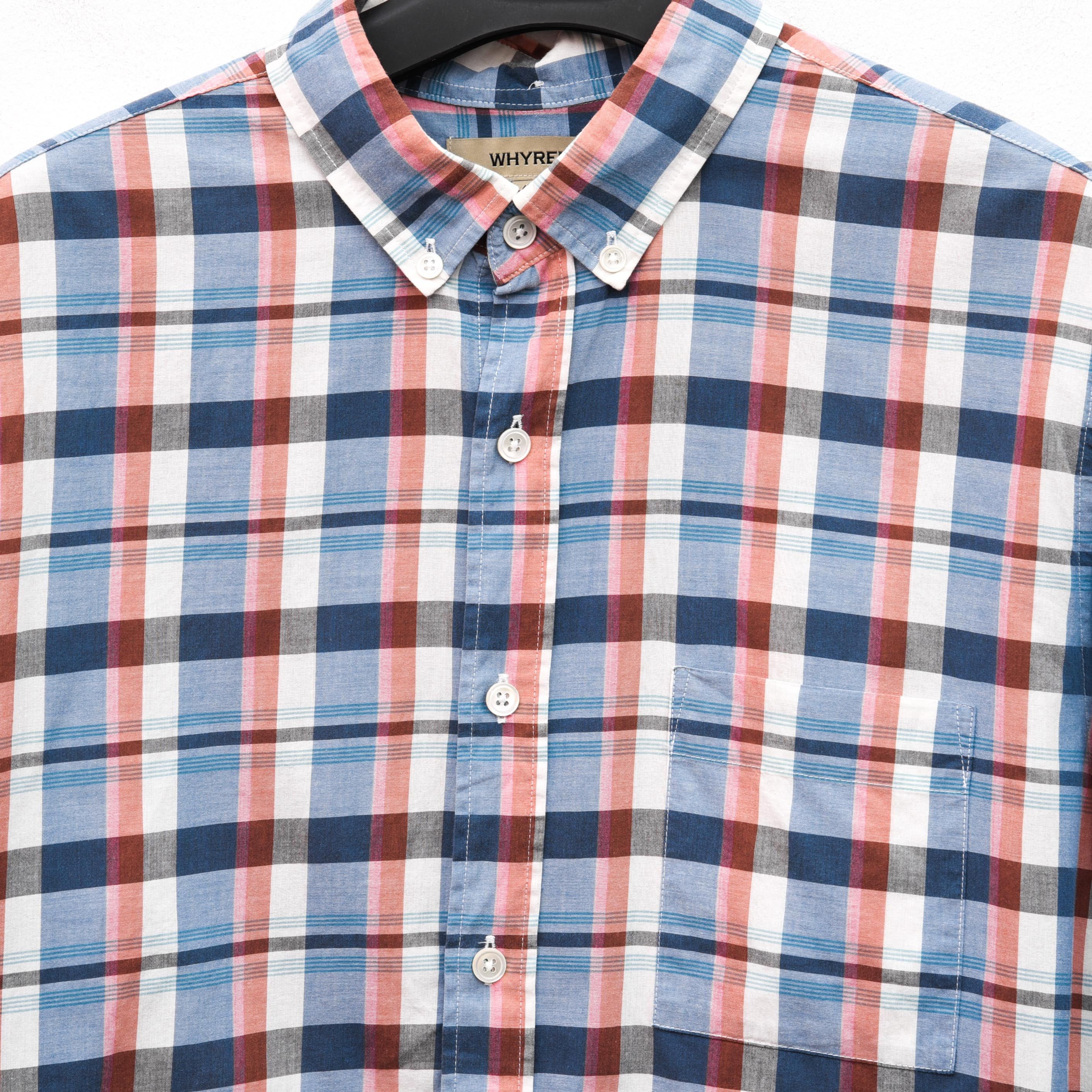 Whyred Plaid Shirt Casual Button Up Checked Long Sleeve Office Work Size US S / EU 44-46 / 1 - 2 Thumbnail