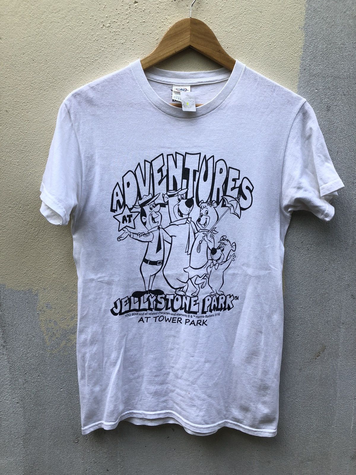 Adventures Of Yogi Bear Jelly Stone White Shirt