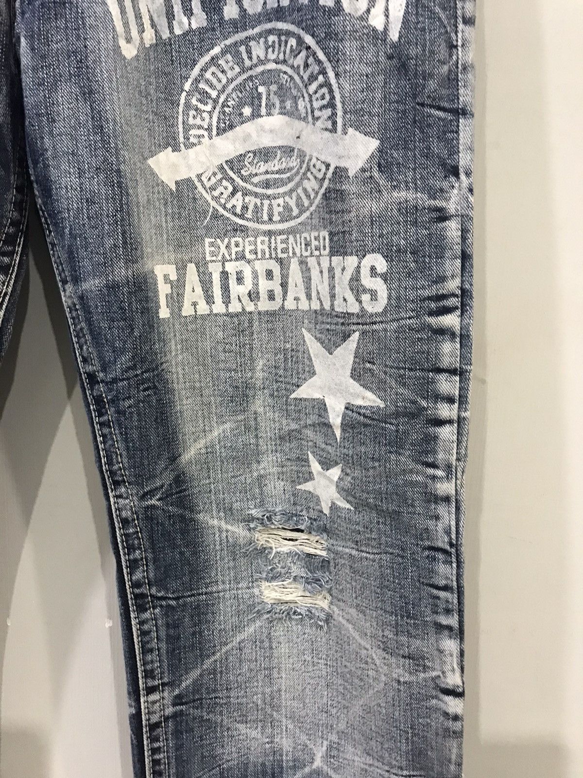 Japanese Brand × Seditionaries Vintage Standard Patches Over Print Unisex Distressed Denim Size US 32 / EU 48 - 4 Thumbnail
