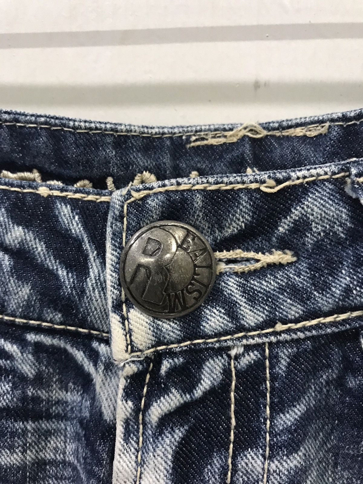 Japanese Brand × Seditionaries Vintage Standard Patches Over Print Unisex Distressed Denim Size US 32 / EU 48 - 9 Thumbnail