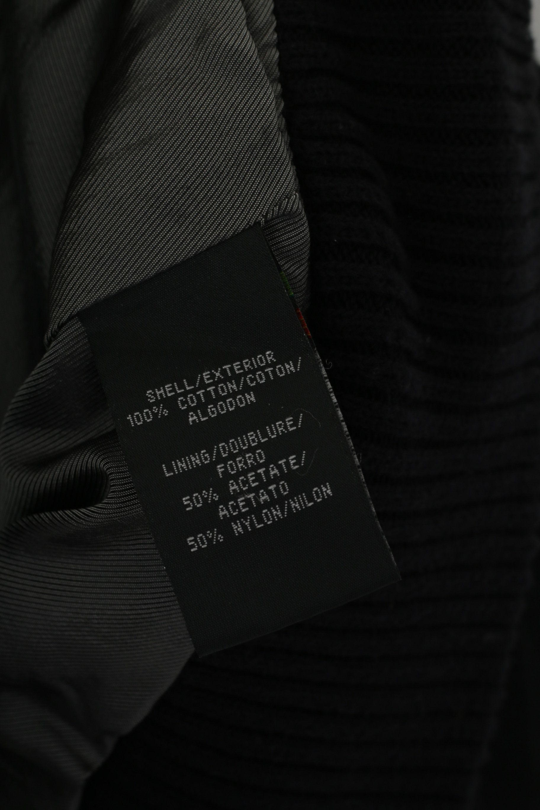 Kenneth Cole Kenneth Cole Men L Jacket Black Cotton Denim Zip Up 6750 Size US L / EU 52-54 / 3 - 6 Thumbnail