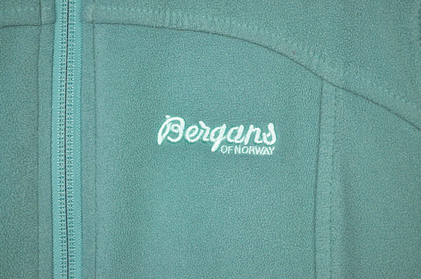 Designer BERGANS OF NORWAY Women S Fleece Jumper Green Zip Up Jacket Size S / US 4 / IT 40 - 3 Thumbnail