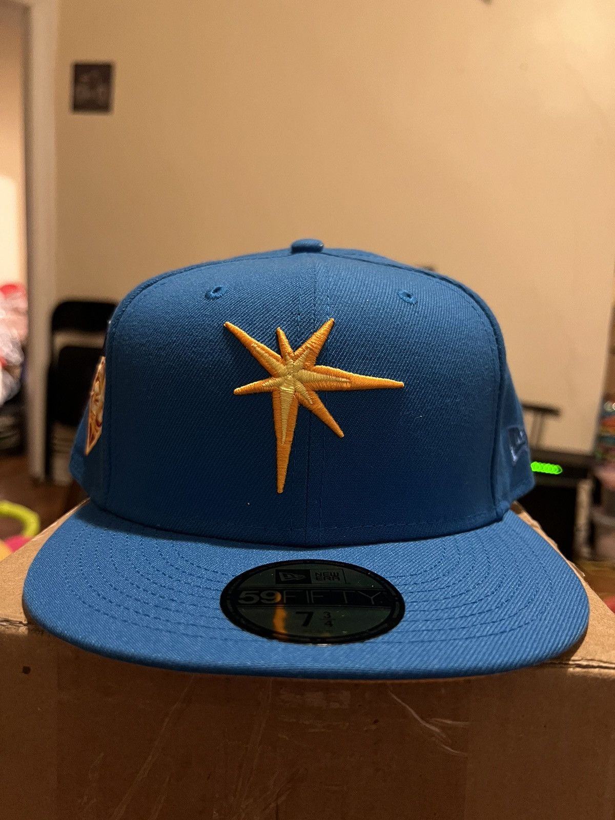 Hat Club Daybreakers Pack Tampa Bay Ray alternate sz 7 3/4