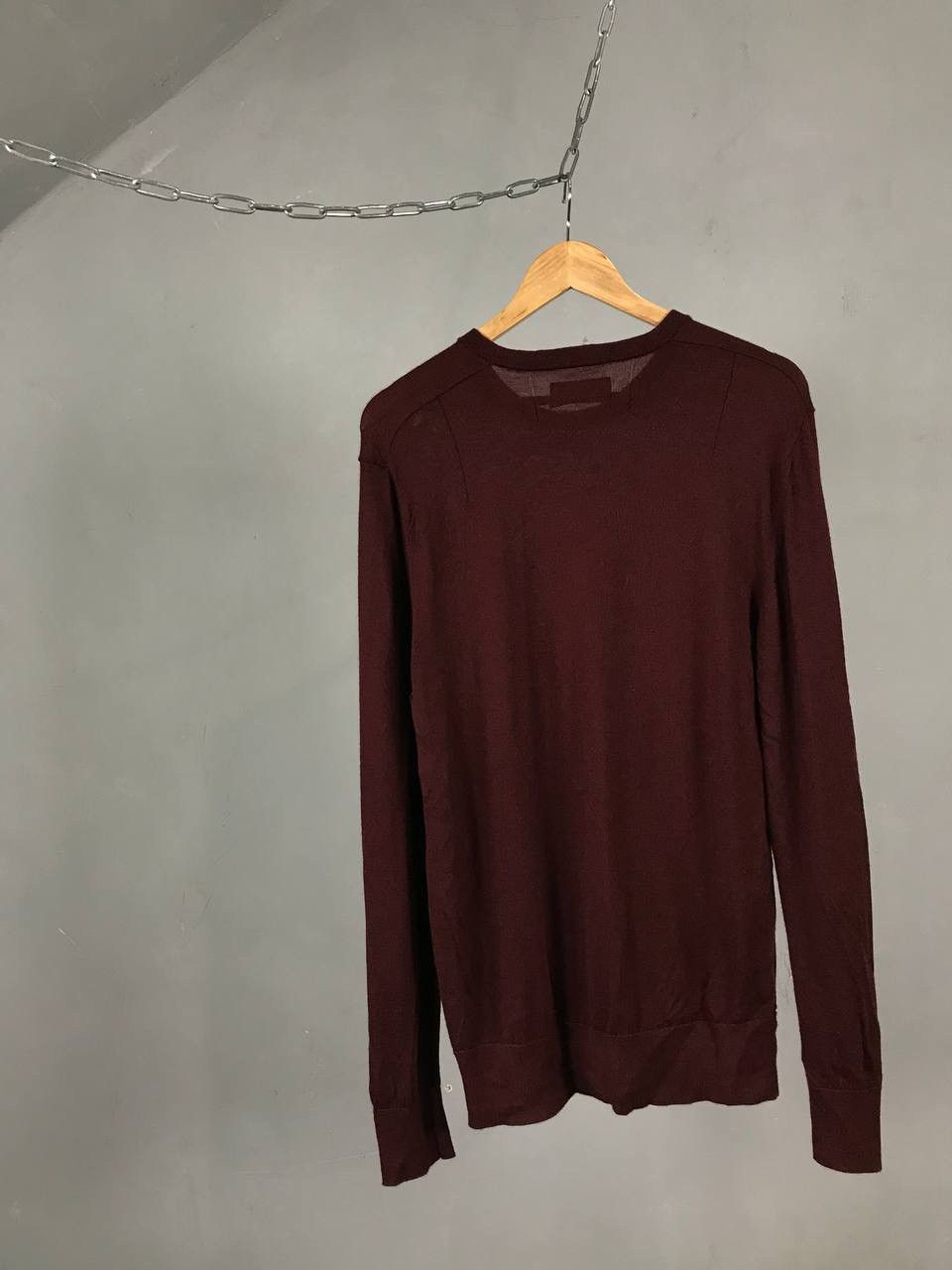 Allsaints Allsaints luxury streetwear merino wool sweatshirt Size US L / EU 52-54 / 3 - 6 Thumbnail