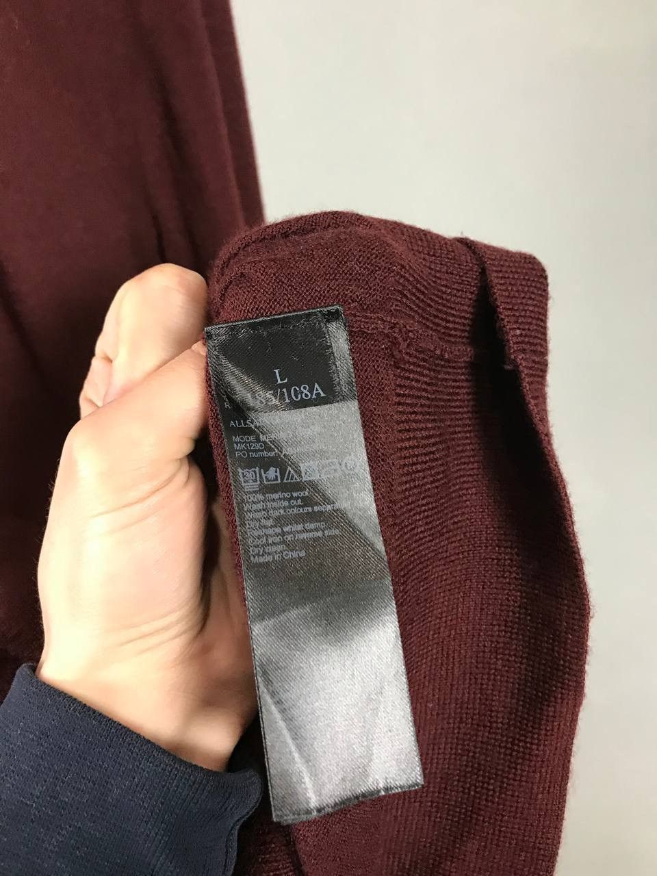 Allsaints Allsaints luxury streetwear merino wool sweatshirt Size US L / EU 52-54 / 3 - 5 Thumbnail