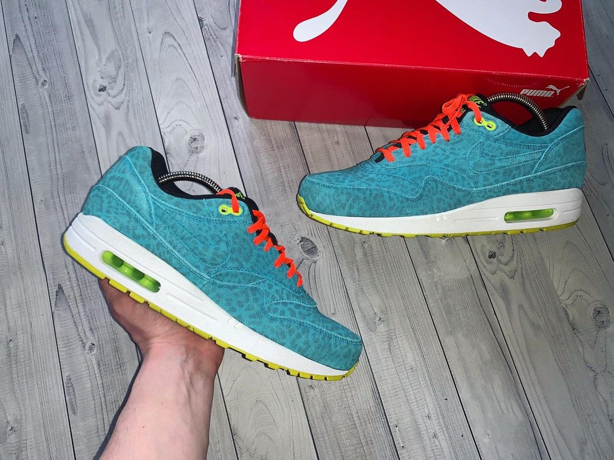 Nike × Vintage Air Max 1 Fb Blue Leopard Size US 8 / EU 41 - 1 Thumbnail
