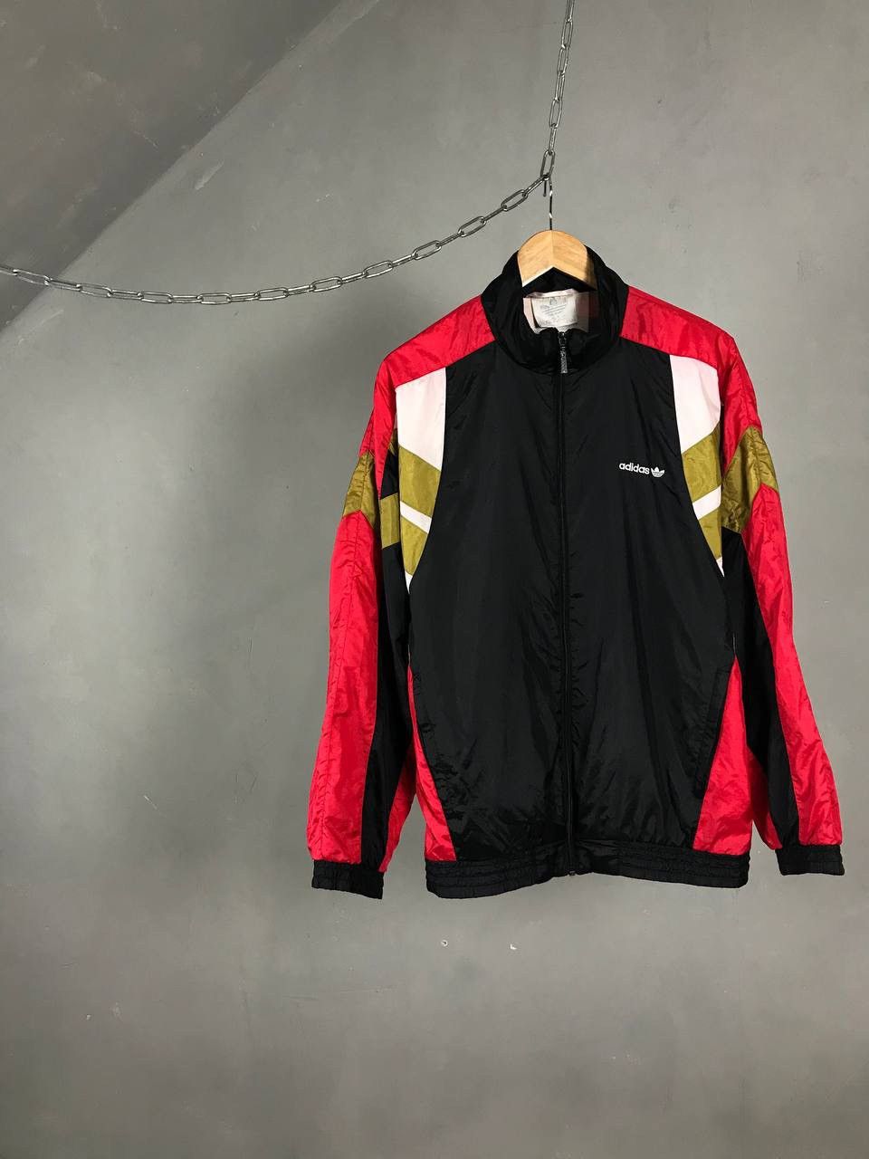 Adidas vintage multicolor zip sweatshirt