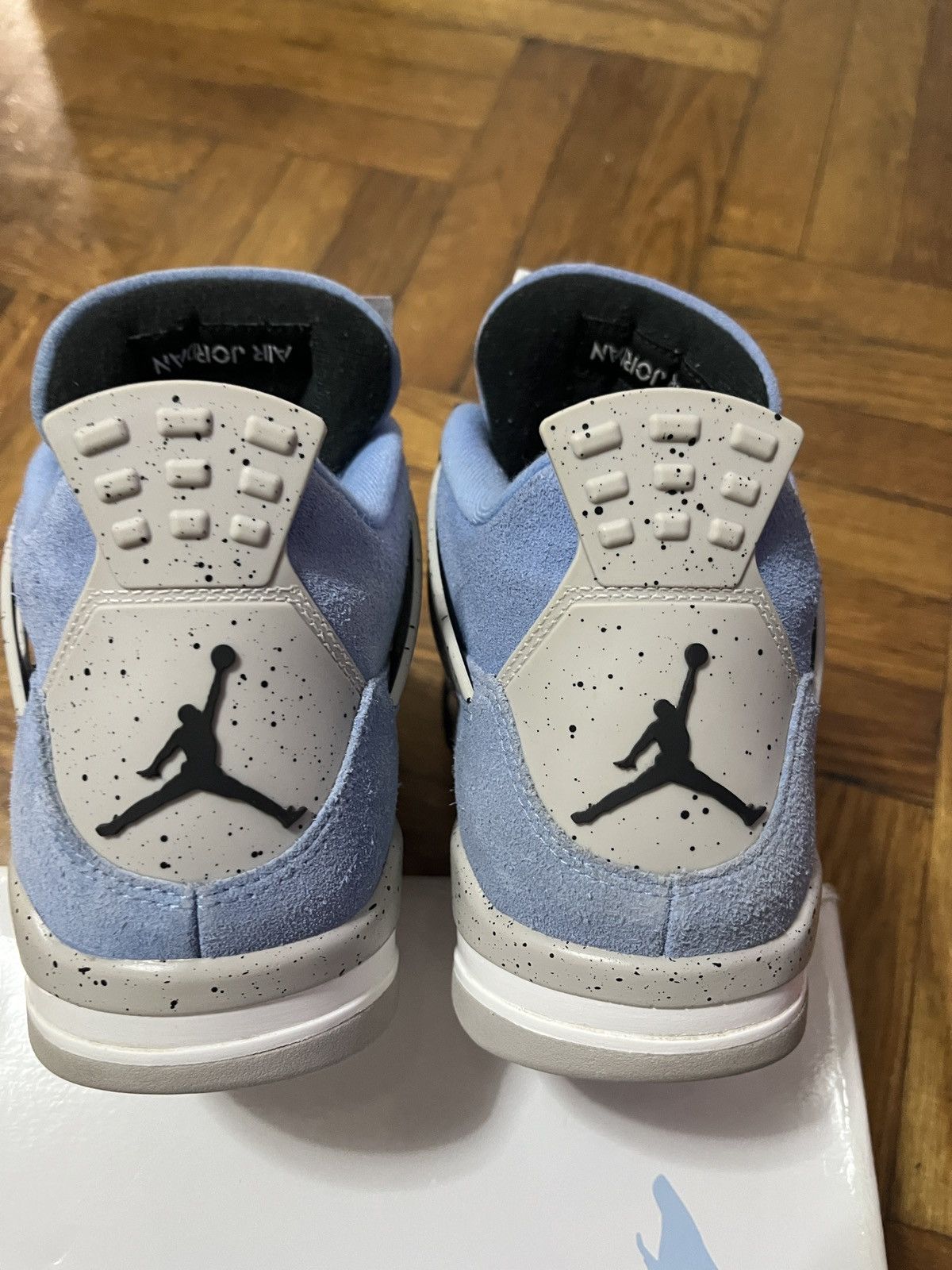 Jordan Brand × Nike Air Jordan 4 Retro University Blue Size 12 Used Size US 12 / EU 45 - 5 Thumbnail