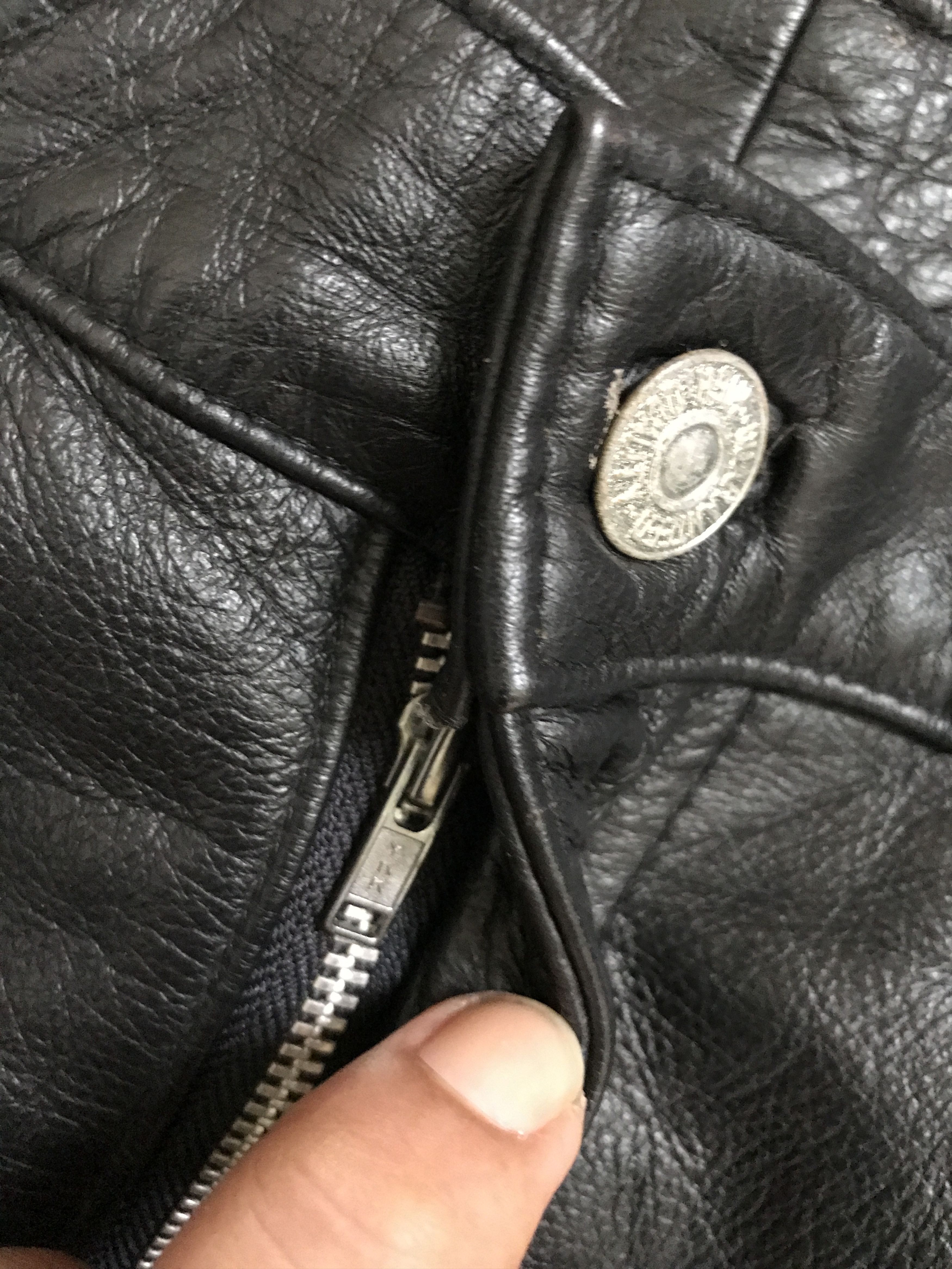 Genuine Leather P36 FOUR BARS By RYUICHIRO SHIMAZAKI Cowhide Leather Pant Size US 29 - 8 Thumbnail