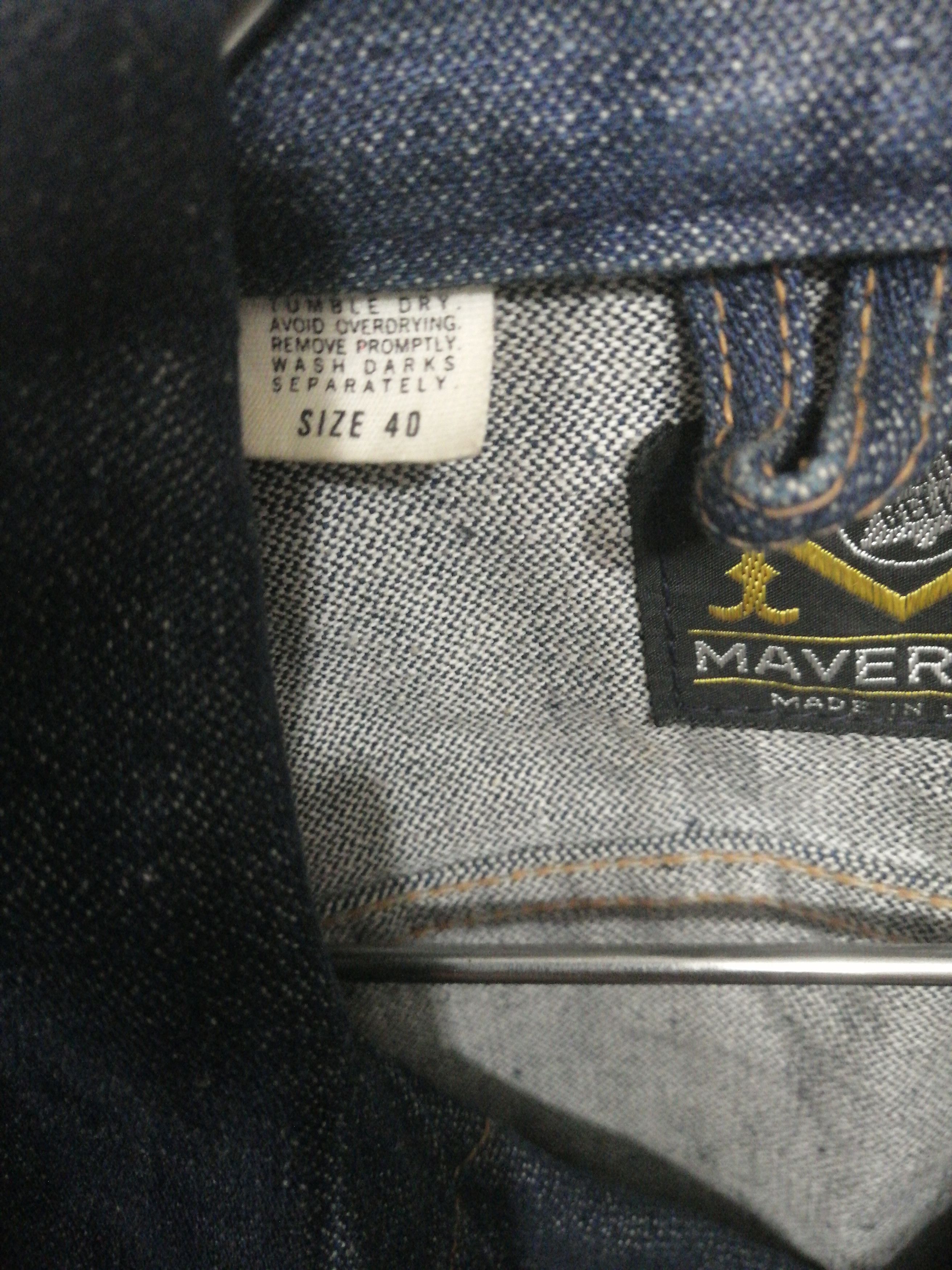 Vintage 💥Rare 💥Vintage Maverick Blue Bell Jacket Size US L / EU 52-54 / 3 - 8 Thumbnail