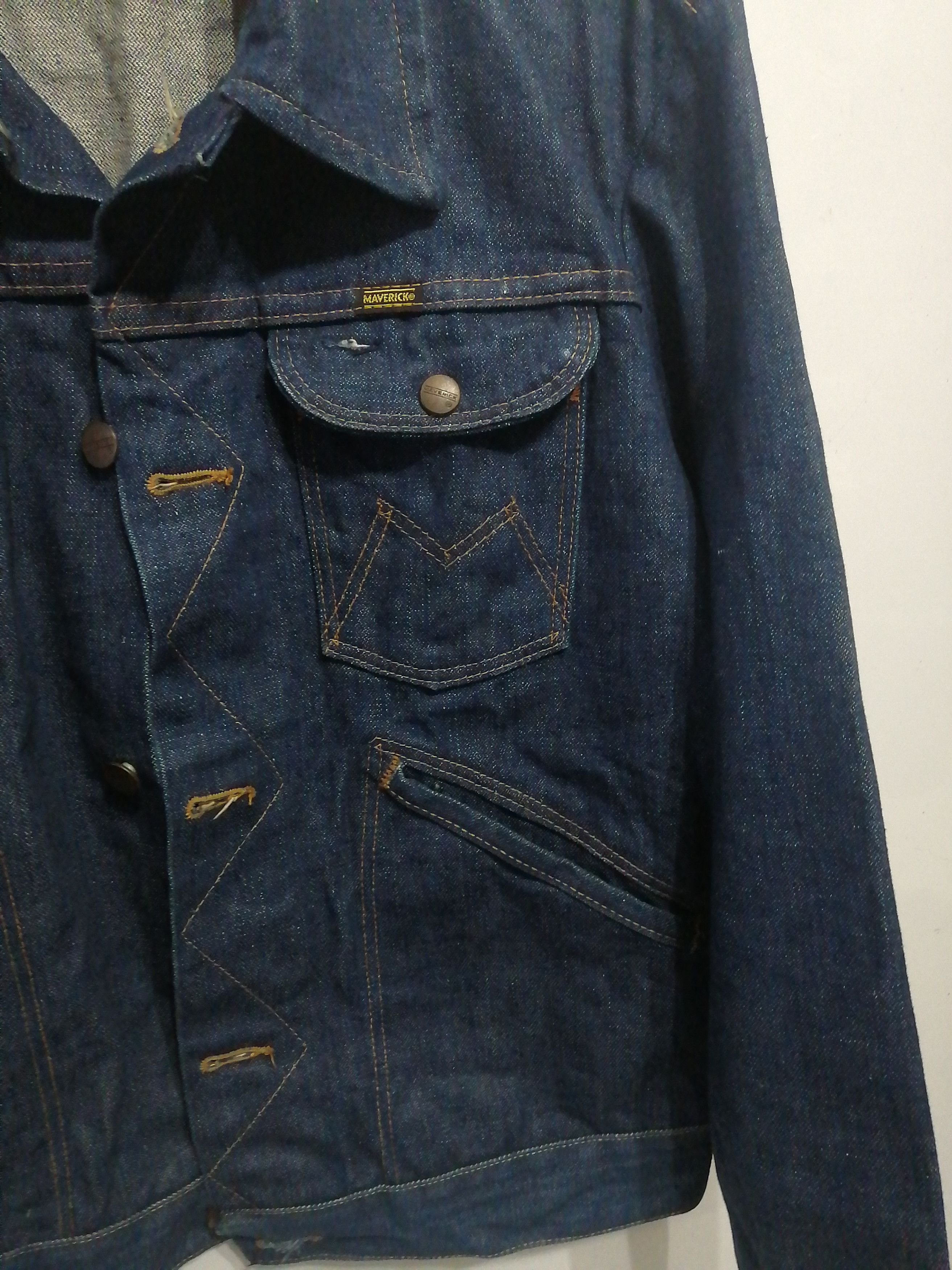 Vintage 💥Rare 💥Vintage Maverick Blue Bell Jacket Size US L / EU 52-54 / 3 - 3 Thumbnail