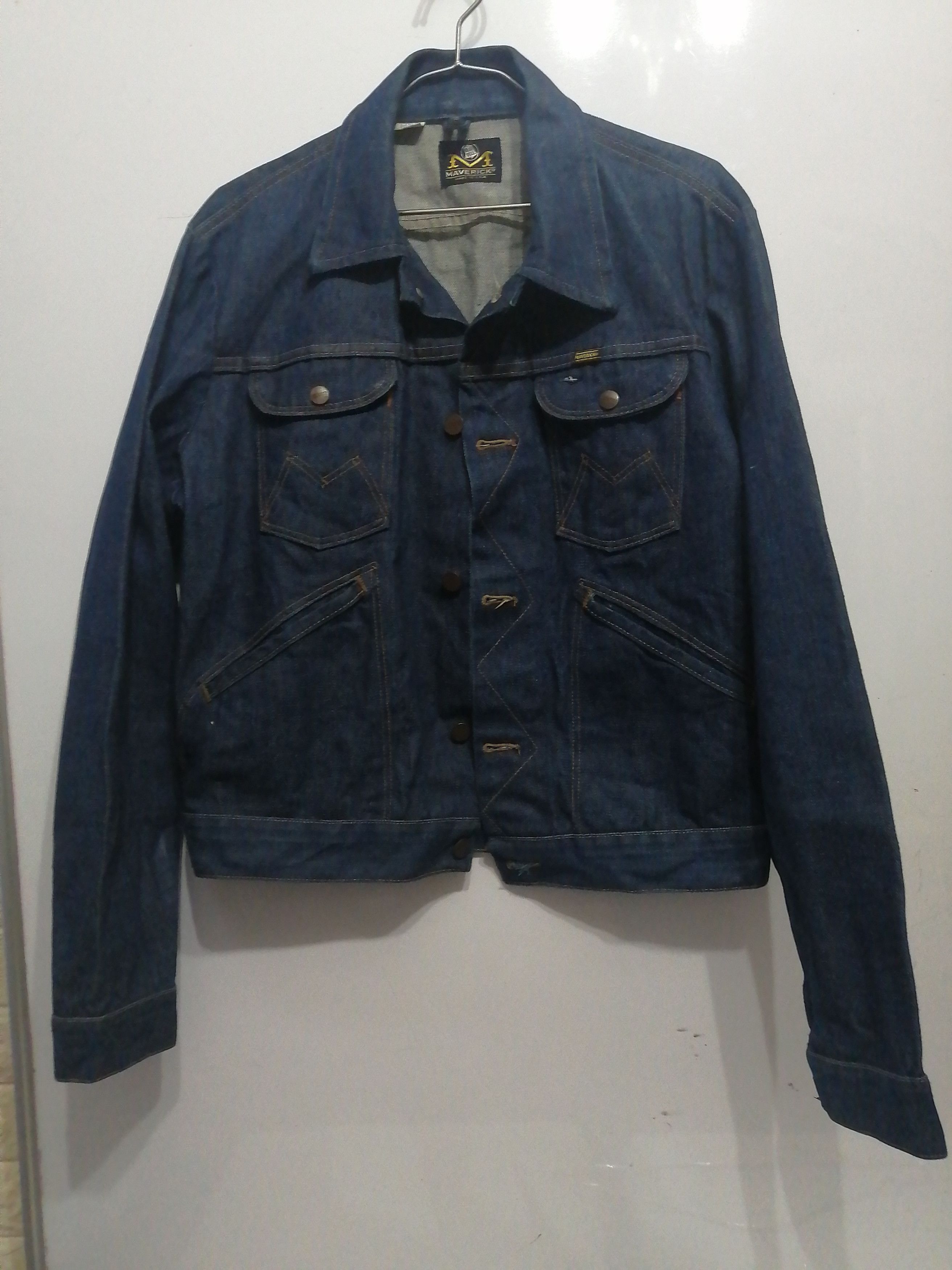 Vintage 💥Rare 💥Vintage Maverick Blue Bell Jacket Size US L / EU 52-54 / 3 - 1 Thumbnail